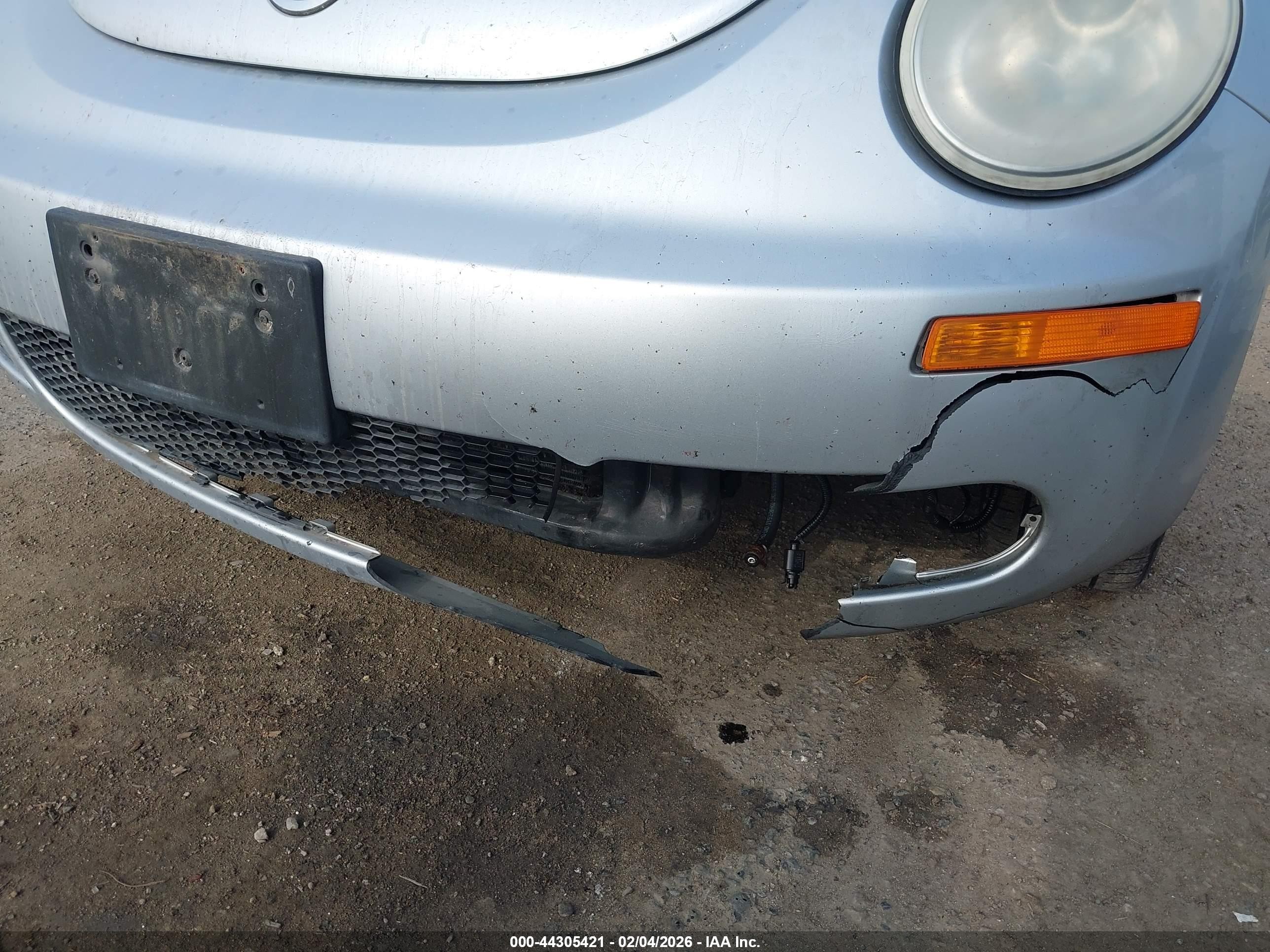 2008 Volkswagen New Beetle S/se Silver vin: 3VWRG31C78M520666
