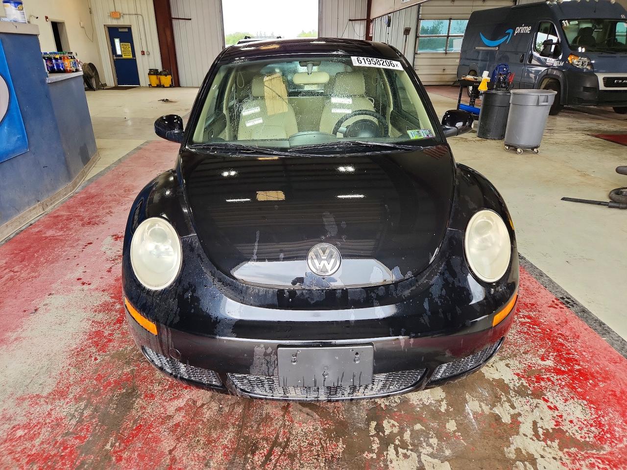 2008 Volkswagen New Beetle S Black vin: 3VWRG31C78M524278