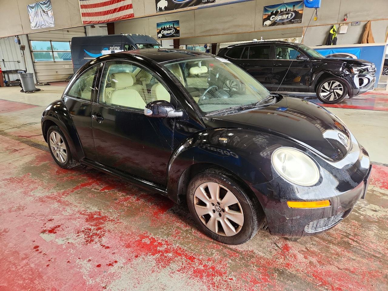 2008 Volkswagen New Beetle S Black vin: 3VWRG31C78M524278