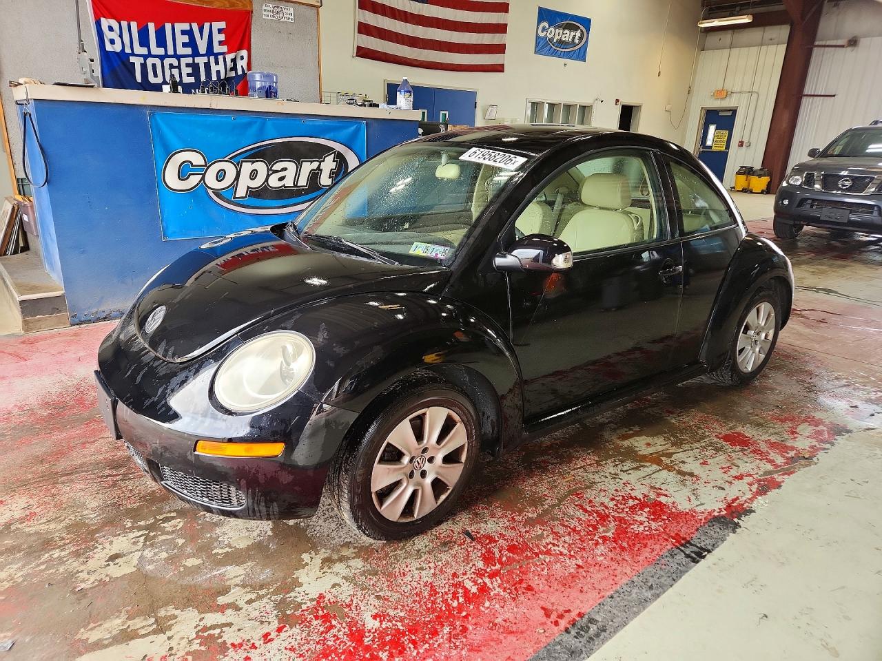 2008 Volkswagen New Beetle S Black vin: 3VWRG31C78M524278