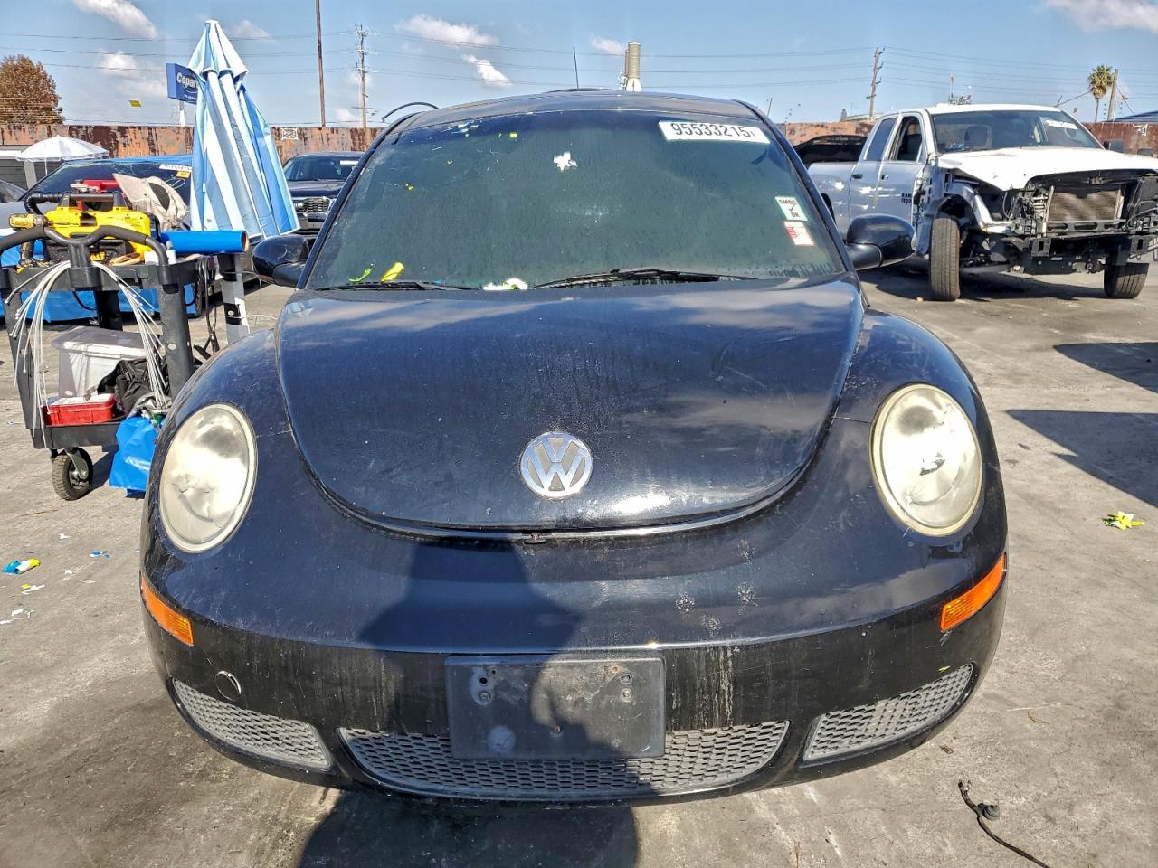 2007 Volkswagen New Beetle 2.5l Option Package 1 Black vin: 3VWRG31C87M513126