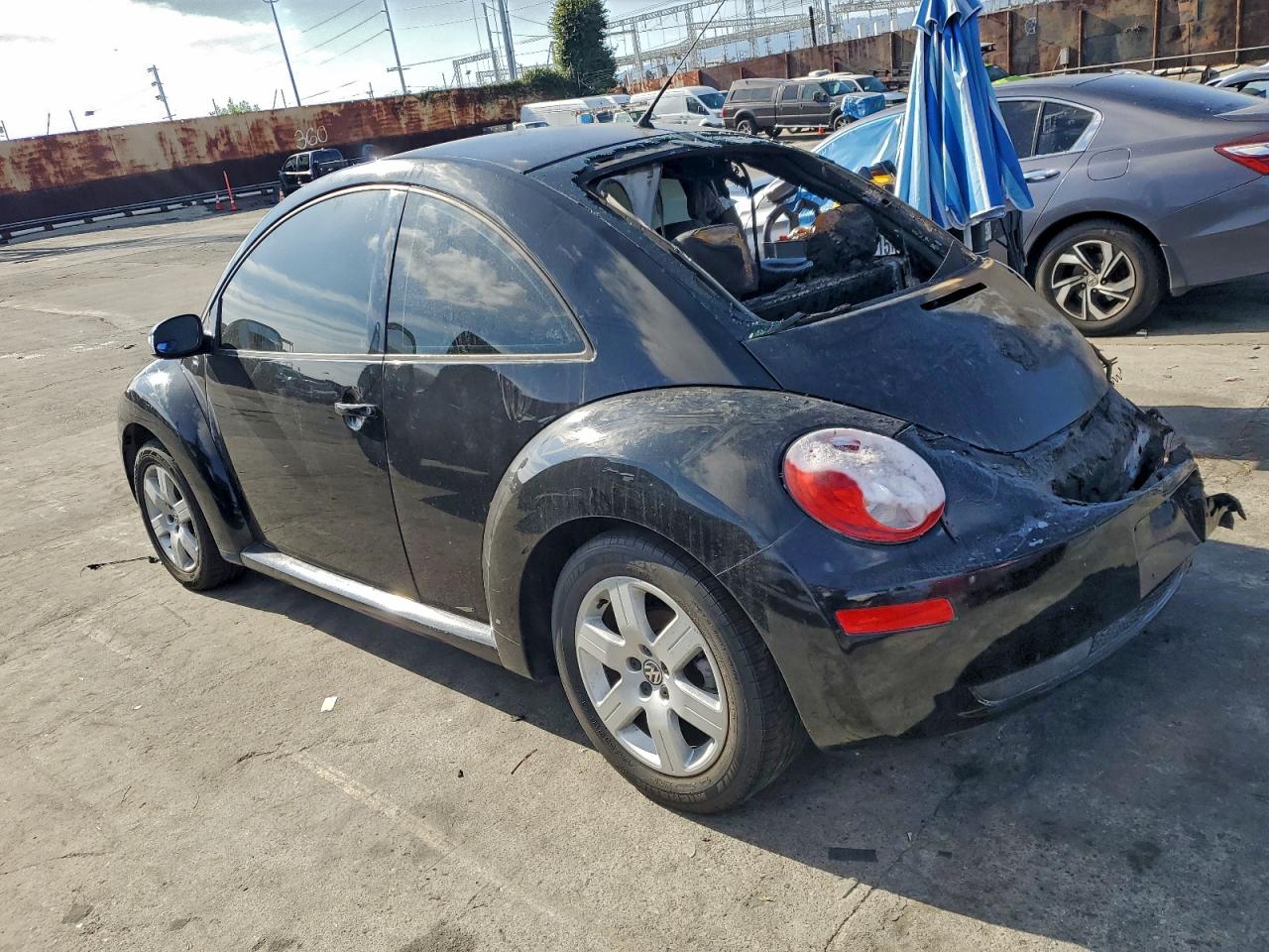 2007 Volkswagen New Beetle 2.5l Option Package 1 Black vin: 3VWRG31C87M513126