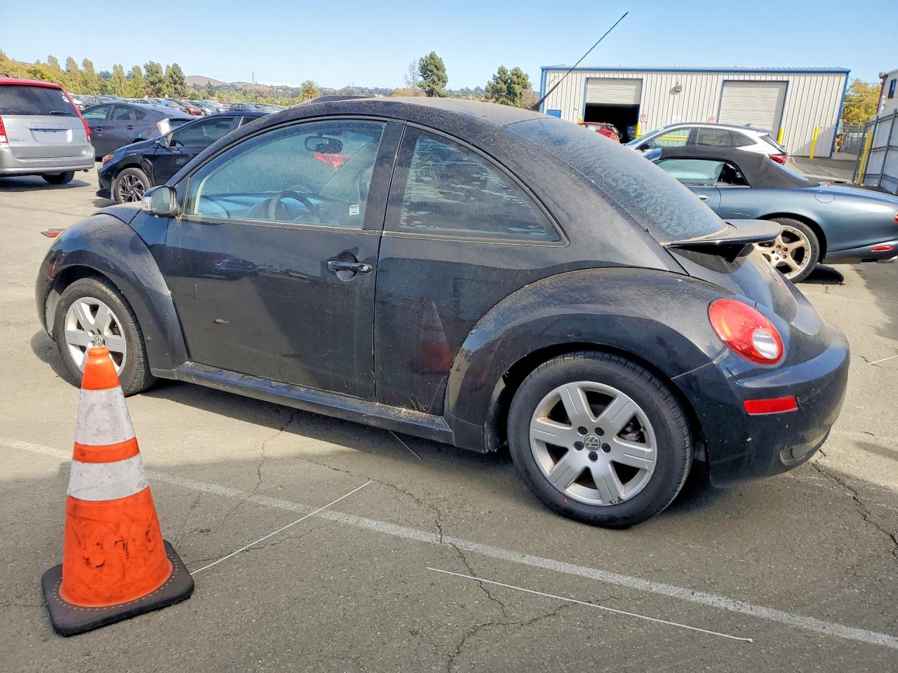 2007 Volkswagen New Beetle 2.5l Option Package 1 Black vin: 3VWRG31C97M503236