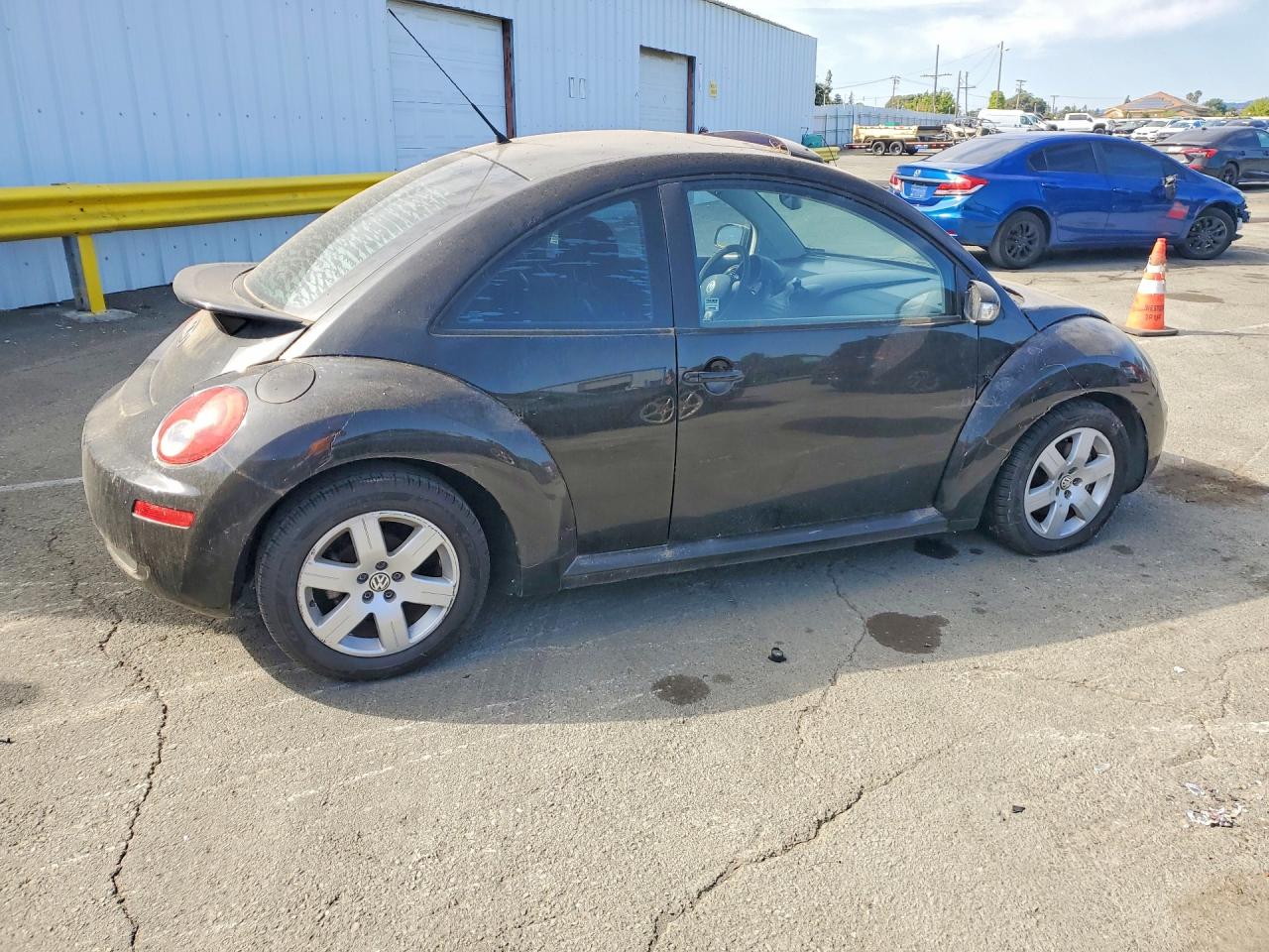 2007 Volkswagen New Beetle 2.5l Option Package 1 Black vin: 3VWRG31C97M503236