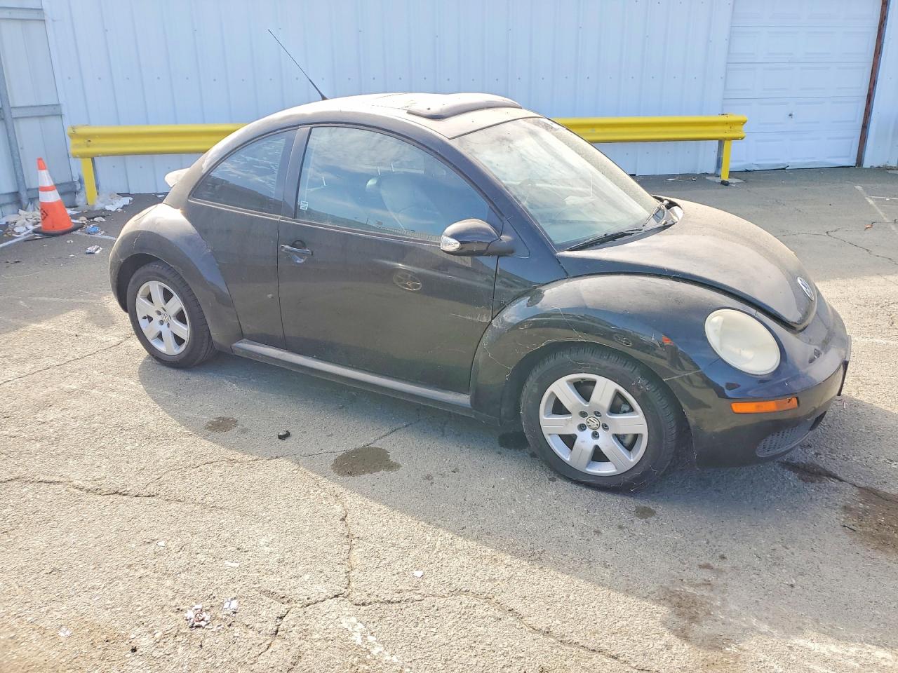 2007 Volkswagen New Beetle 2.5l Option Package 1 Black vin: 3VWRG31C97M503236