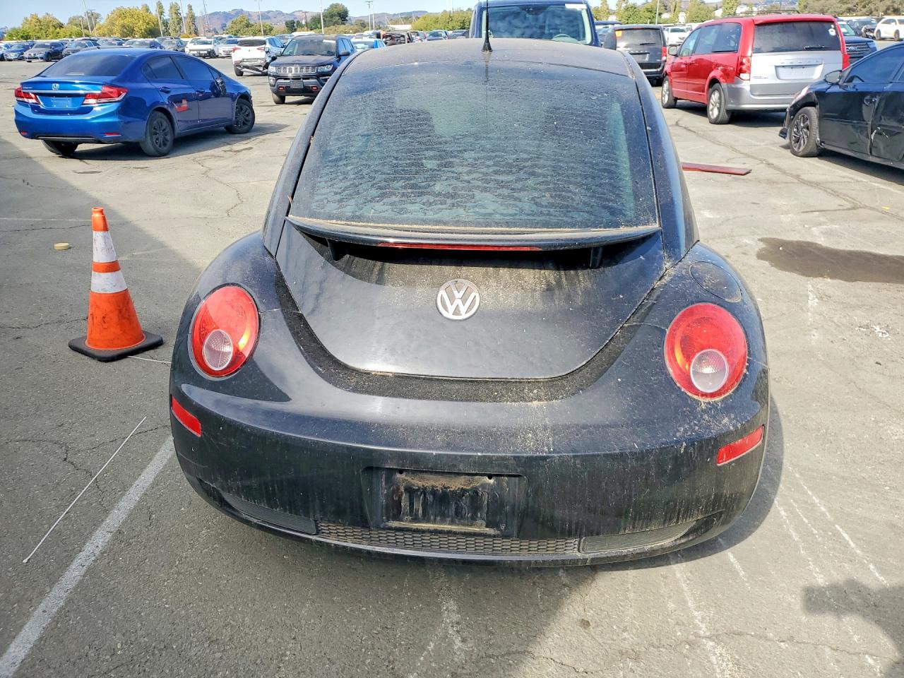 2007 Volkswagen New Beetle 2.5l Option Package 1 Black vin: 3VWRG31C97M503236