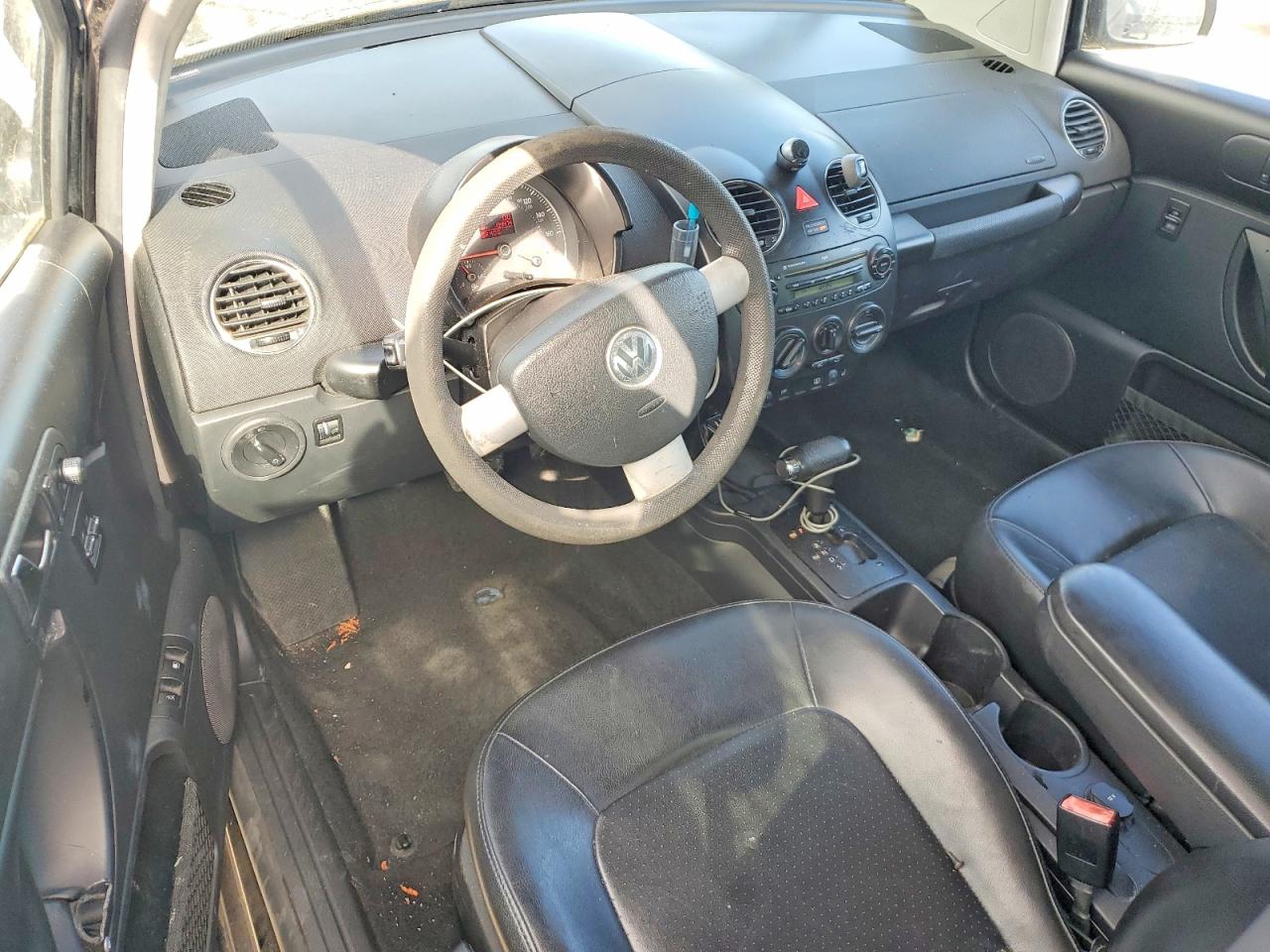 2007 Volkswagen New Beetle 2.5l Option Package 1 Black vin: 3VWRG31C97M503236