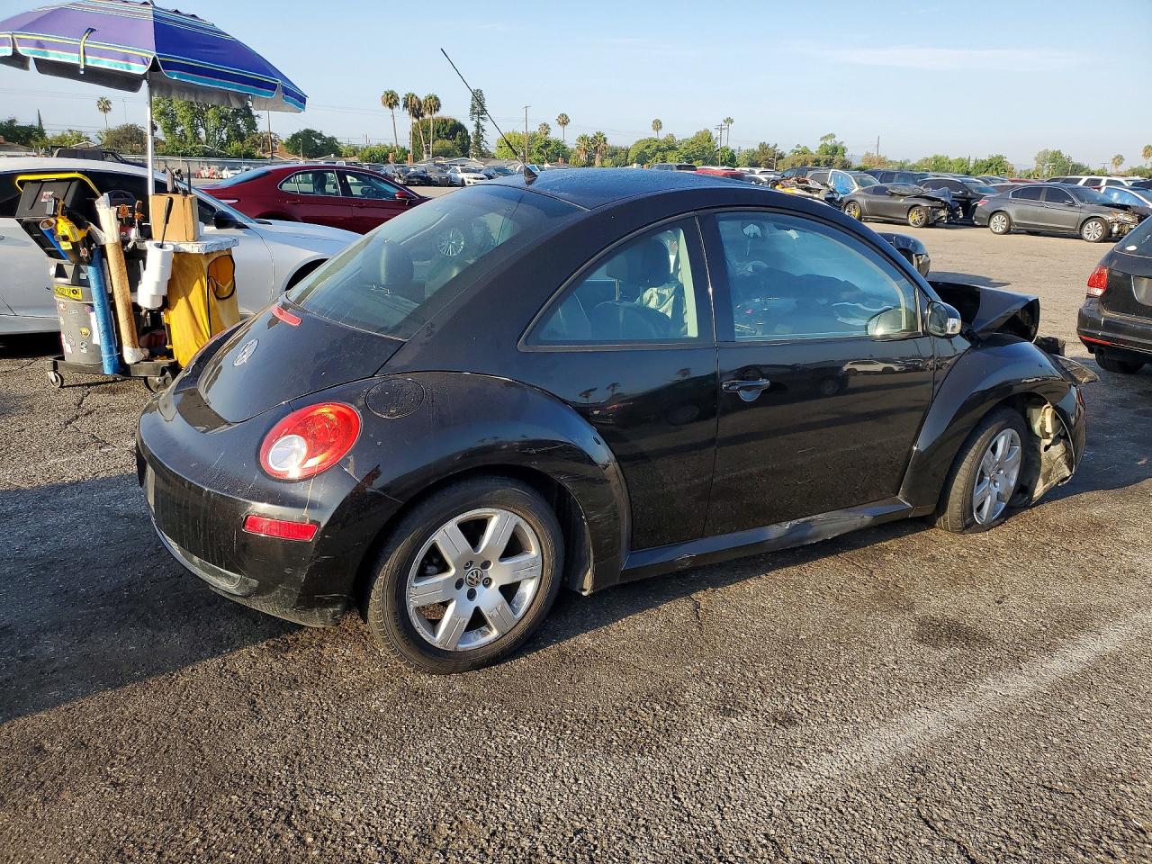 2007 Volkswagen New Beetle 2.5l Option Package 1 Black vin: 3VWRG31C97M503673