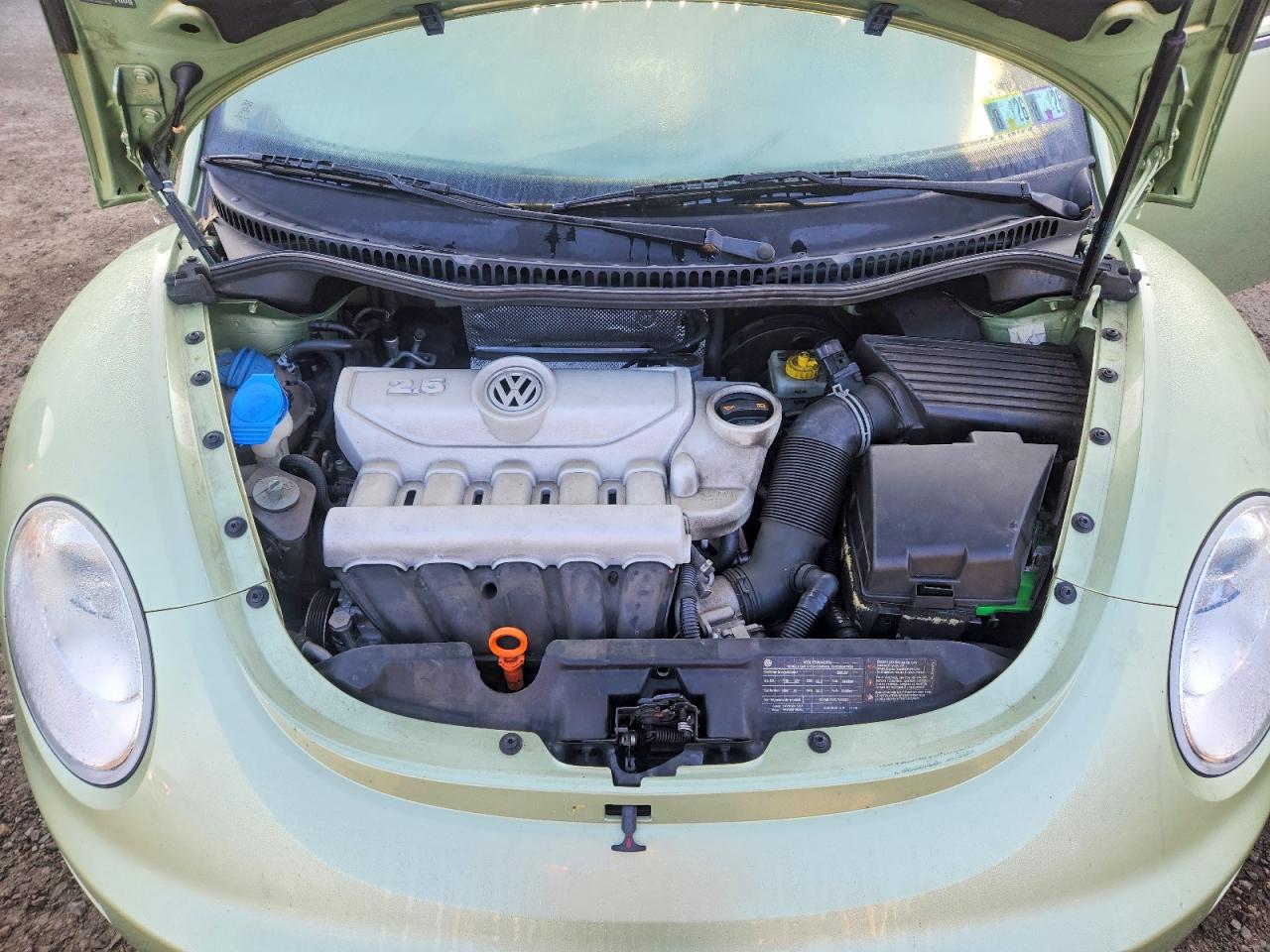 2009 Volkswagen New Beetle S Green vin: 3VWRG31C99M506964