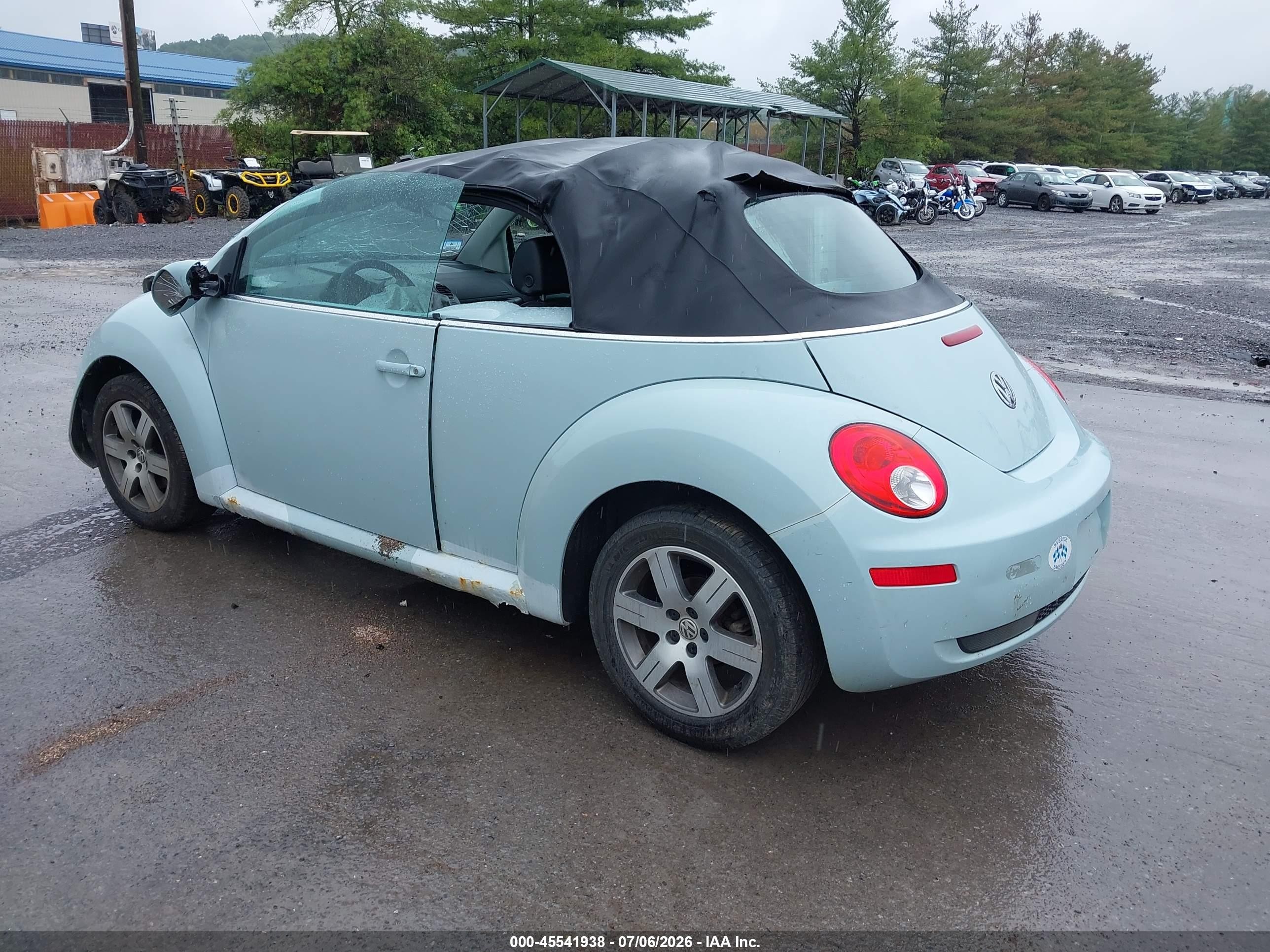 2006 Volkswagen New Beetle 2.5 Бирюзовый vin: 3VWRG31Y16M331133