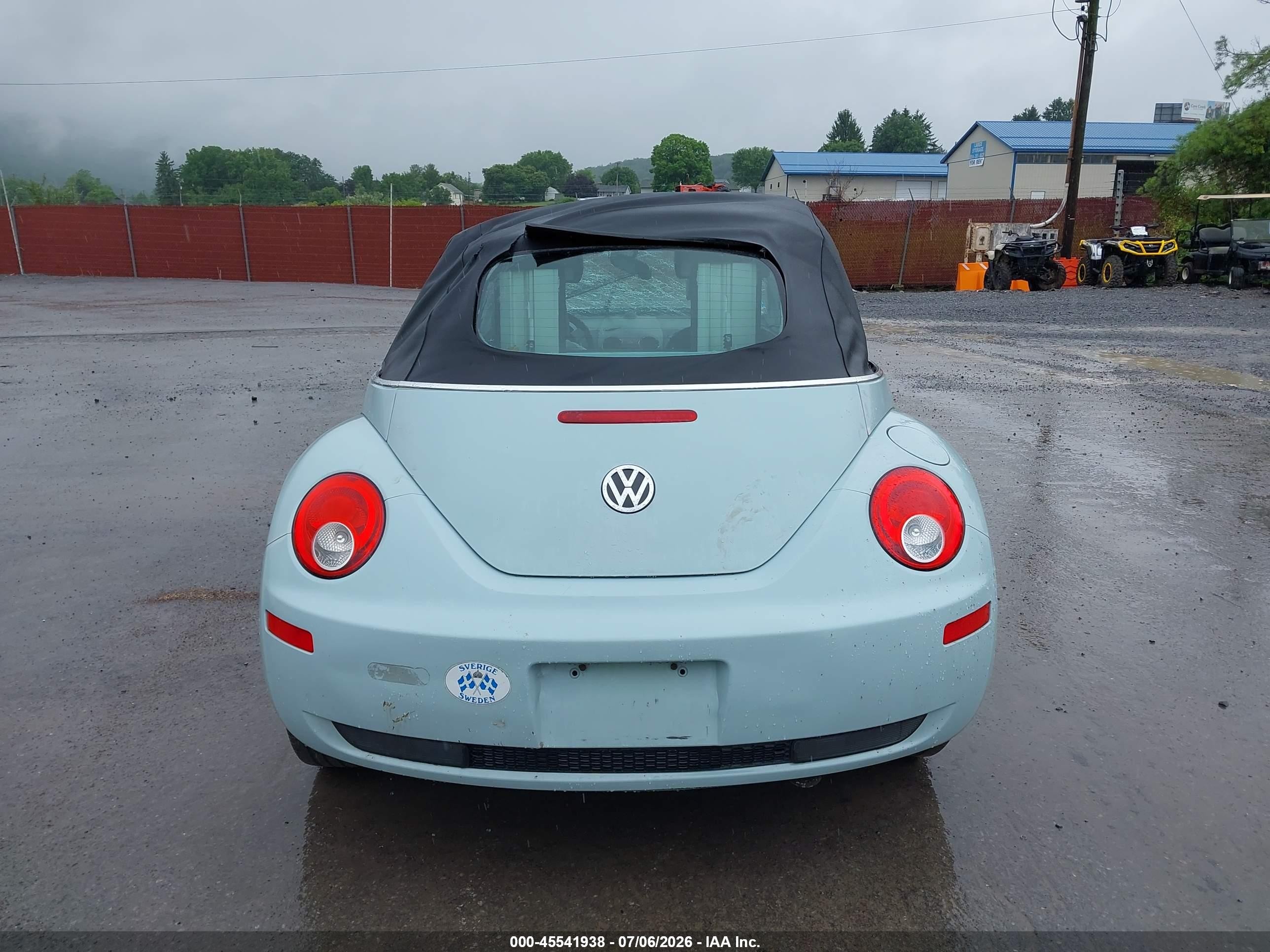 2006 Volkswagen New Beetle 2.5 Бирюзовый vin: 3VWRG31Y16M331133