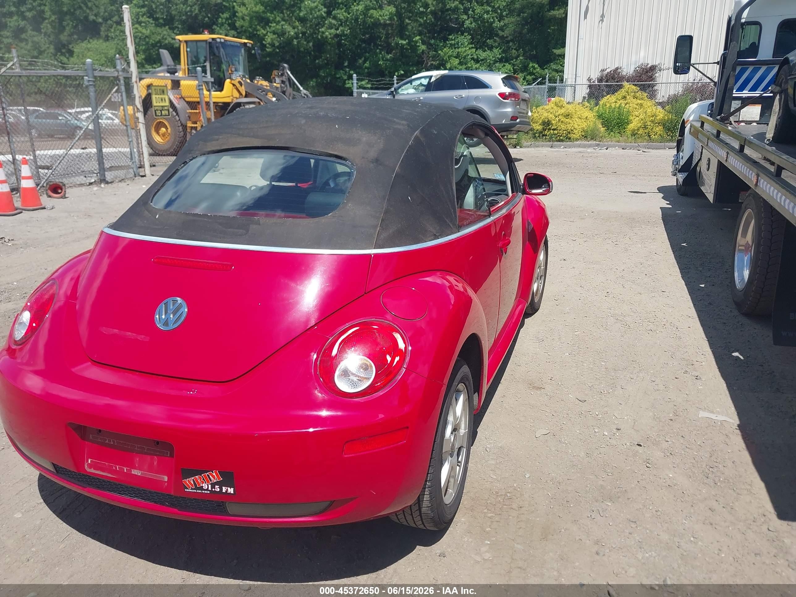 2008 Volkswagen New Beetle Se Red vin: 3VWRG31Y38M408930