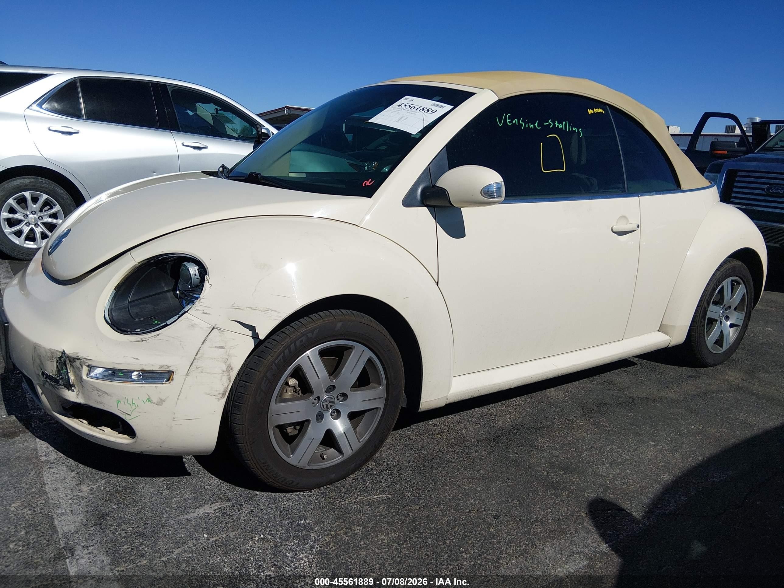 2006 Volkswagen New Beetle 2.5 Tan vin: 3VWRG31Y46M324581