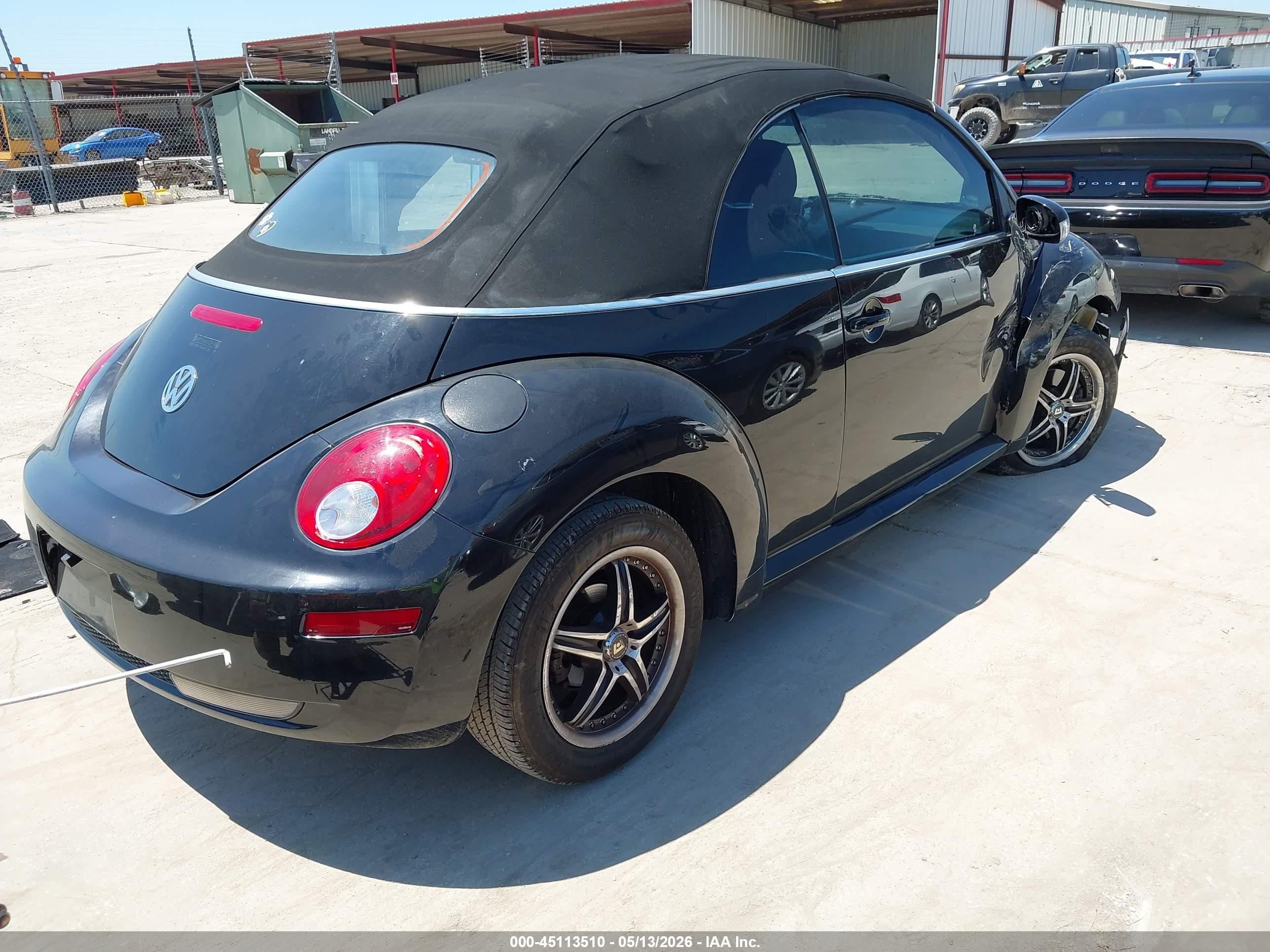 2009 Volkswagen New Beetle 2.5l Black vin: 3VWRG31Y89M401487