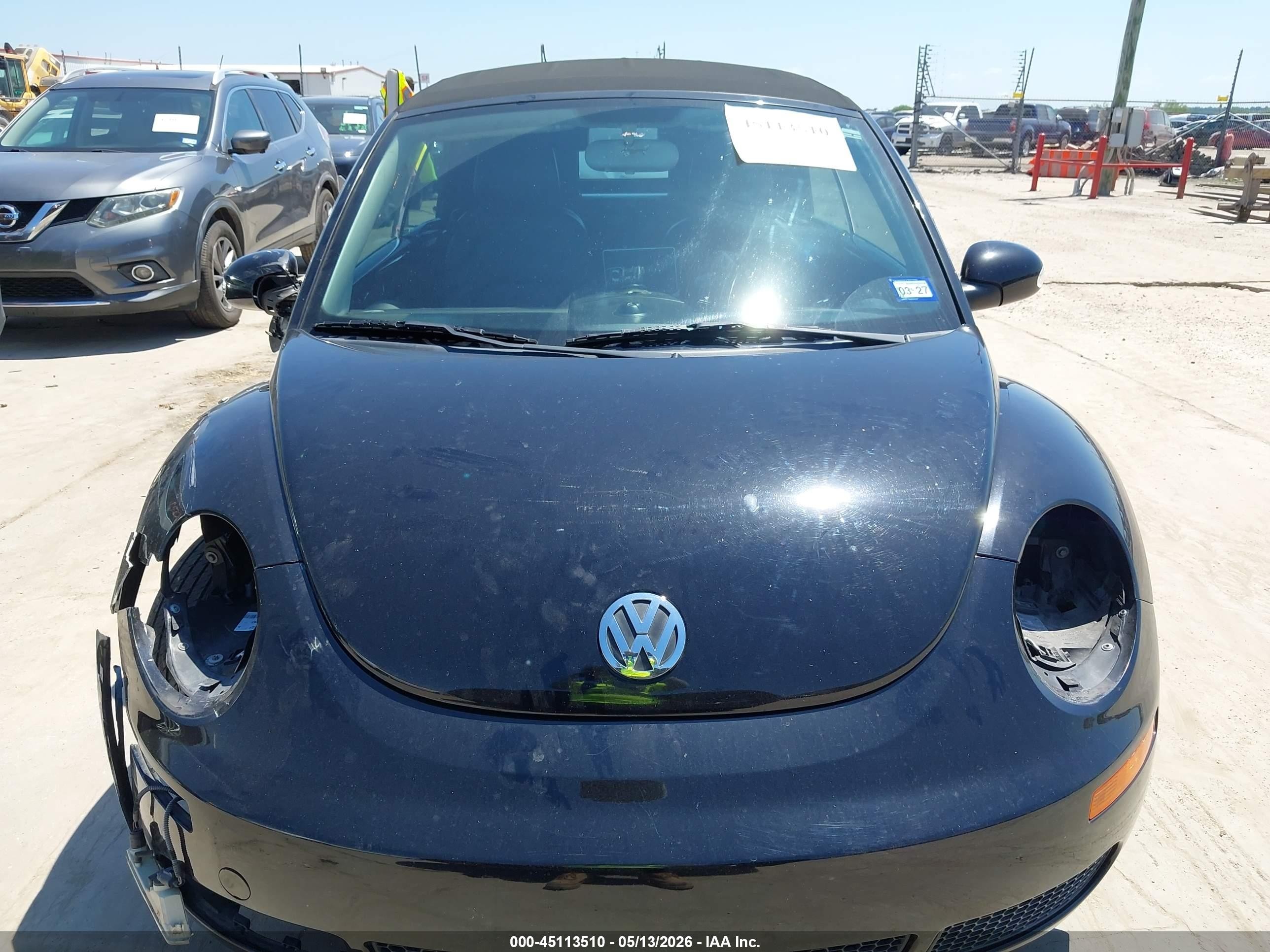 2009 Volkswagen New Beetle 2.5l Black vin: 3VWRG31Y89M401487