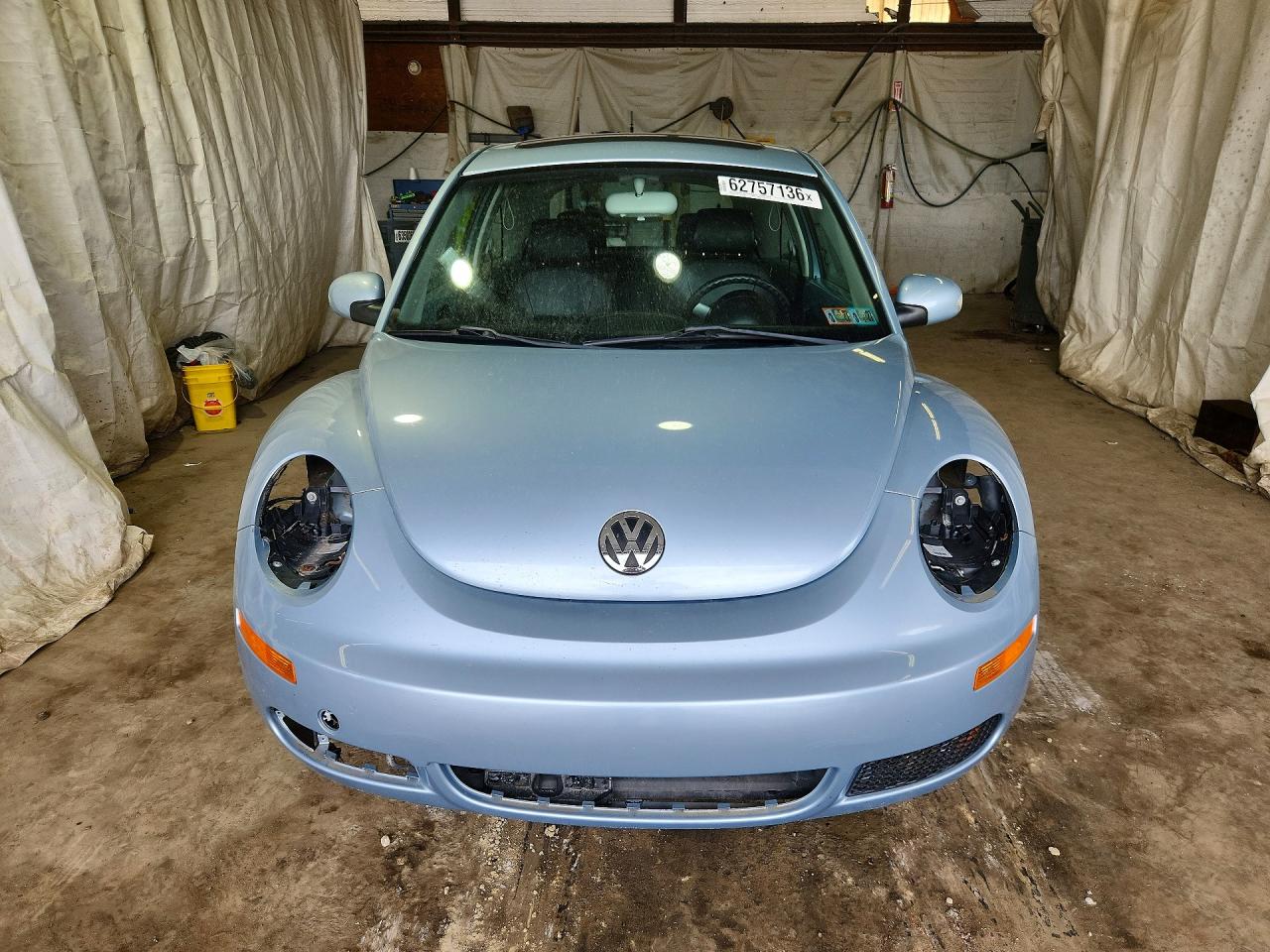 2010 Volkswagen New Beetle Blue vin: 3VWRG3AG1AM014355
