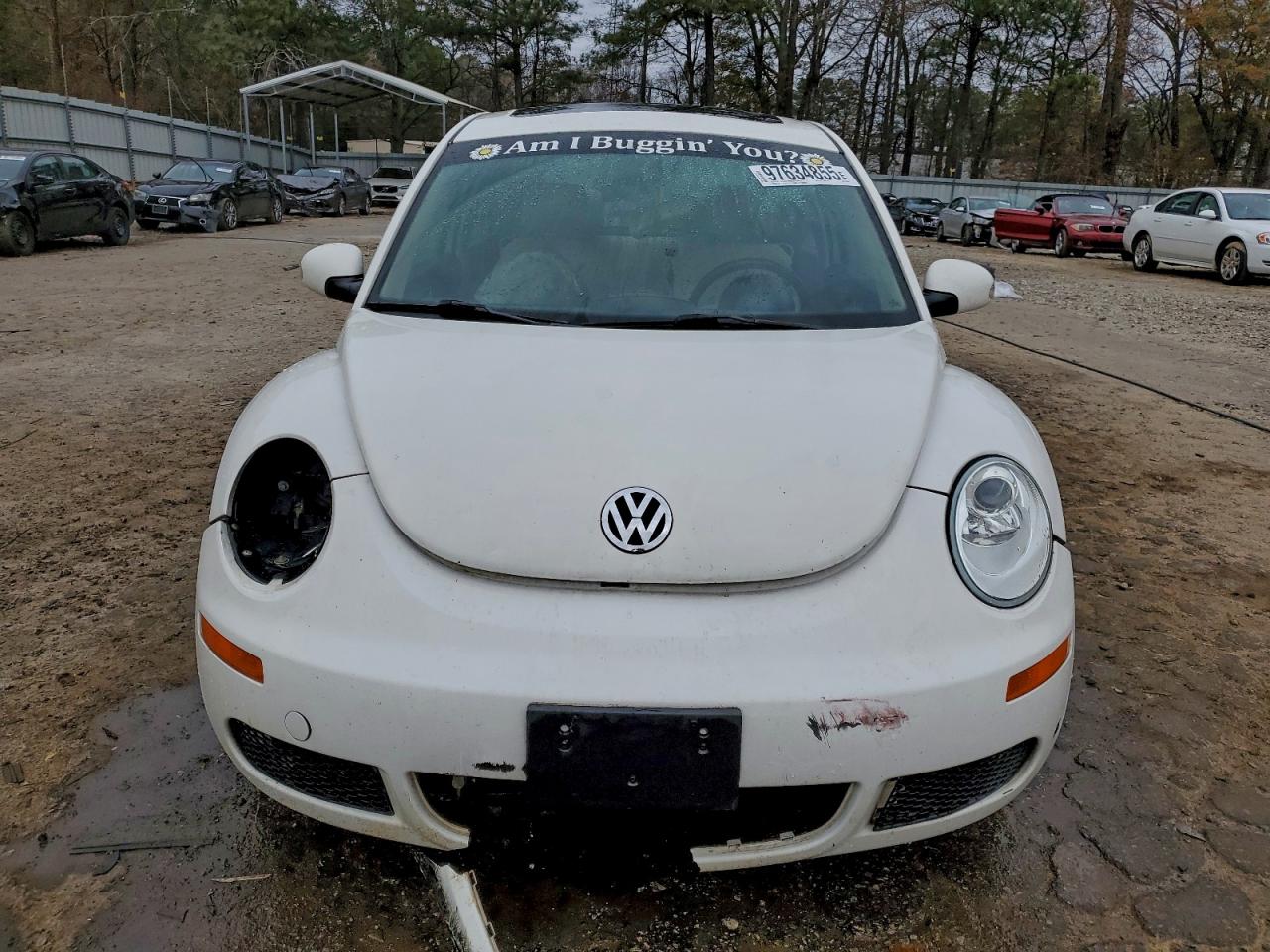 2010 Volkswagen New Beetle White vin: 3VWRG3AG2AM022822