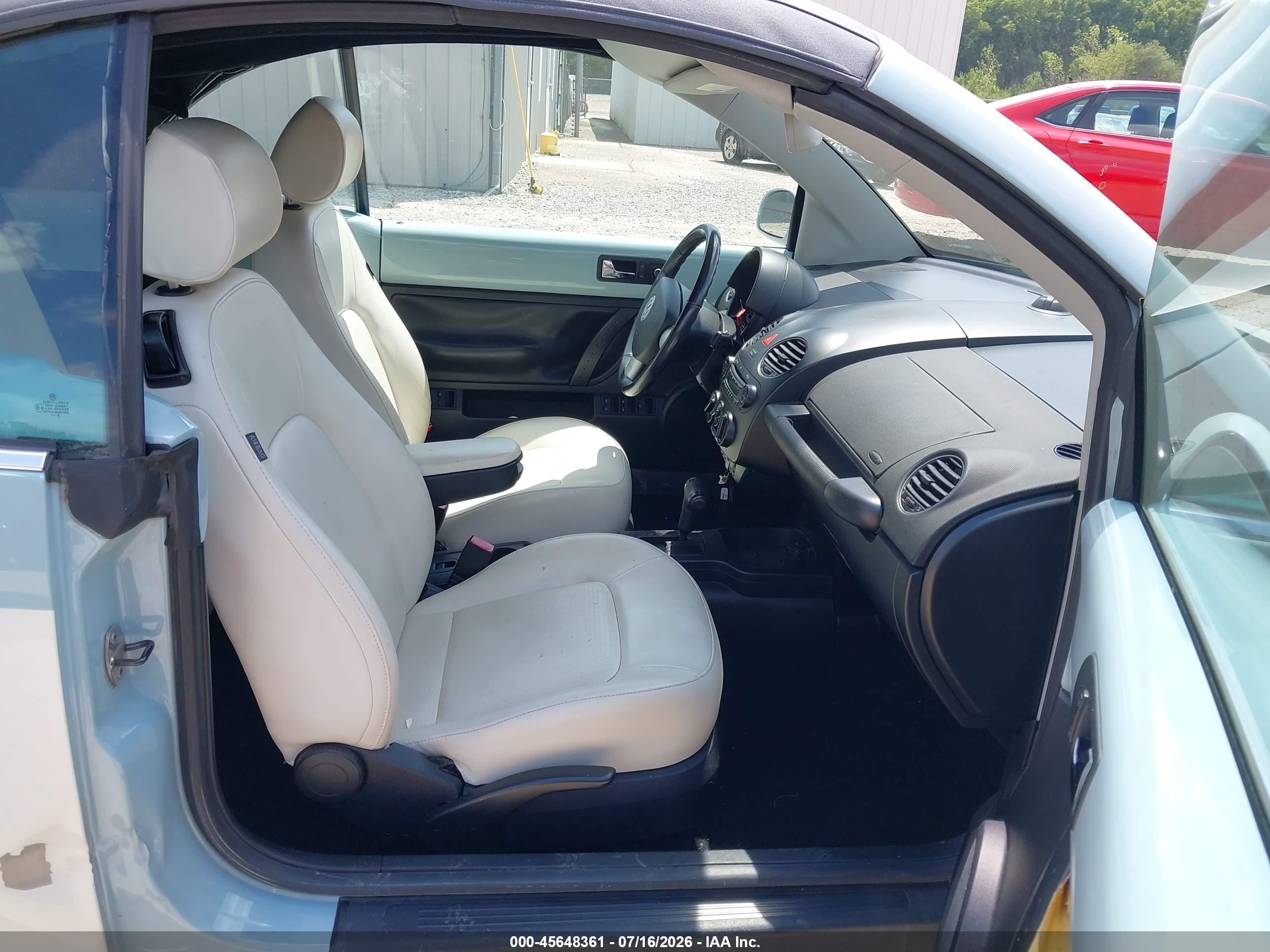 2010 Volkswagen New Beetle 2.5l Final Edition Blue vin: 3VWRG3AL0AM006874
