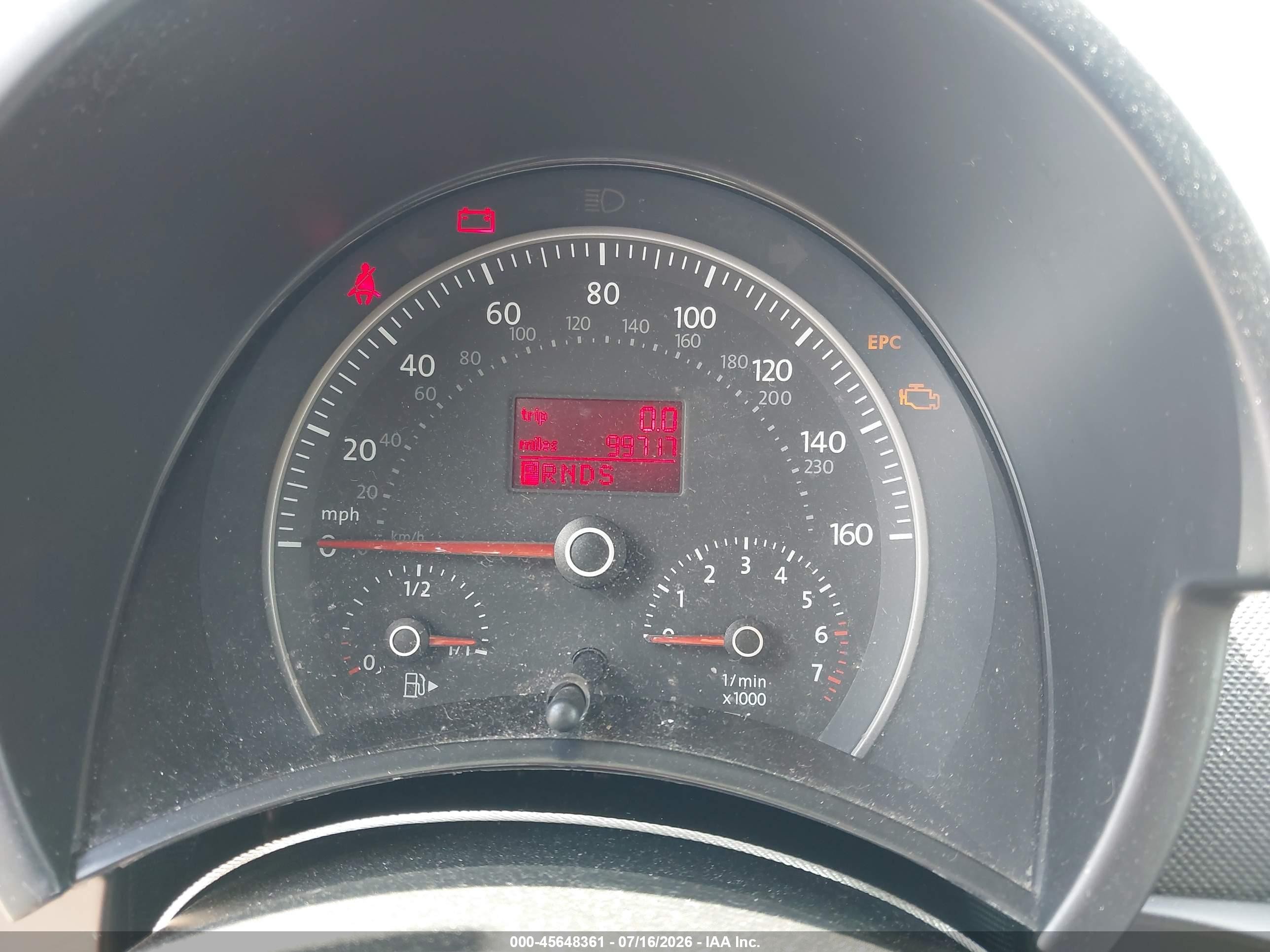2010 Volkswagen New Beetle 2.5l Final Edition Blue vin: 3VWRG3AL0AM006874
