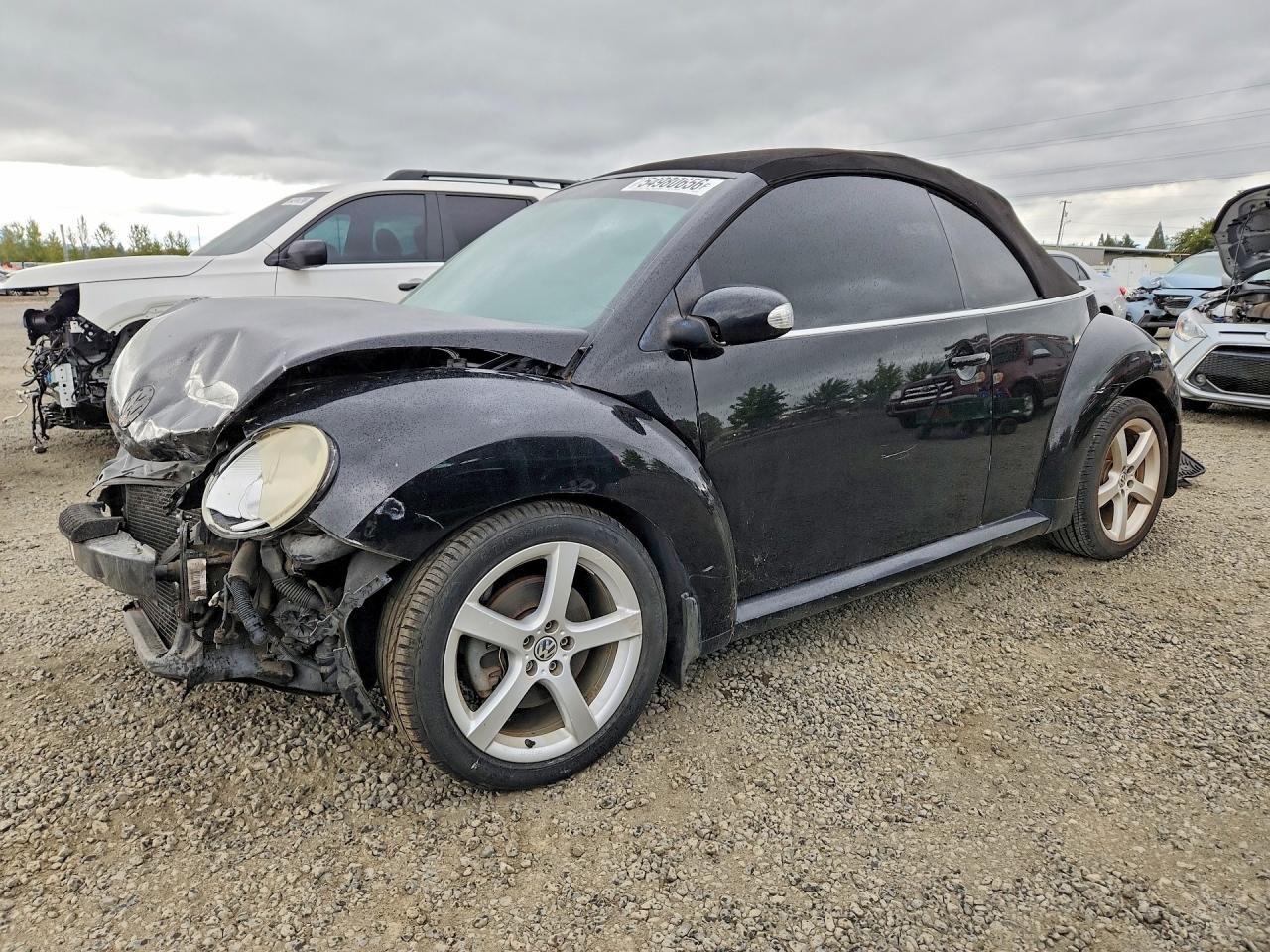 2010 Volkswagen New Beetle Black vin: 3VWRG3AL2AM006715