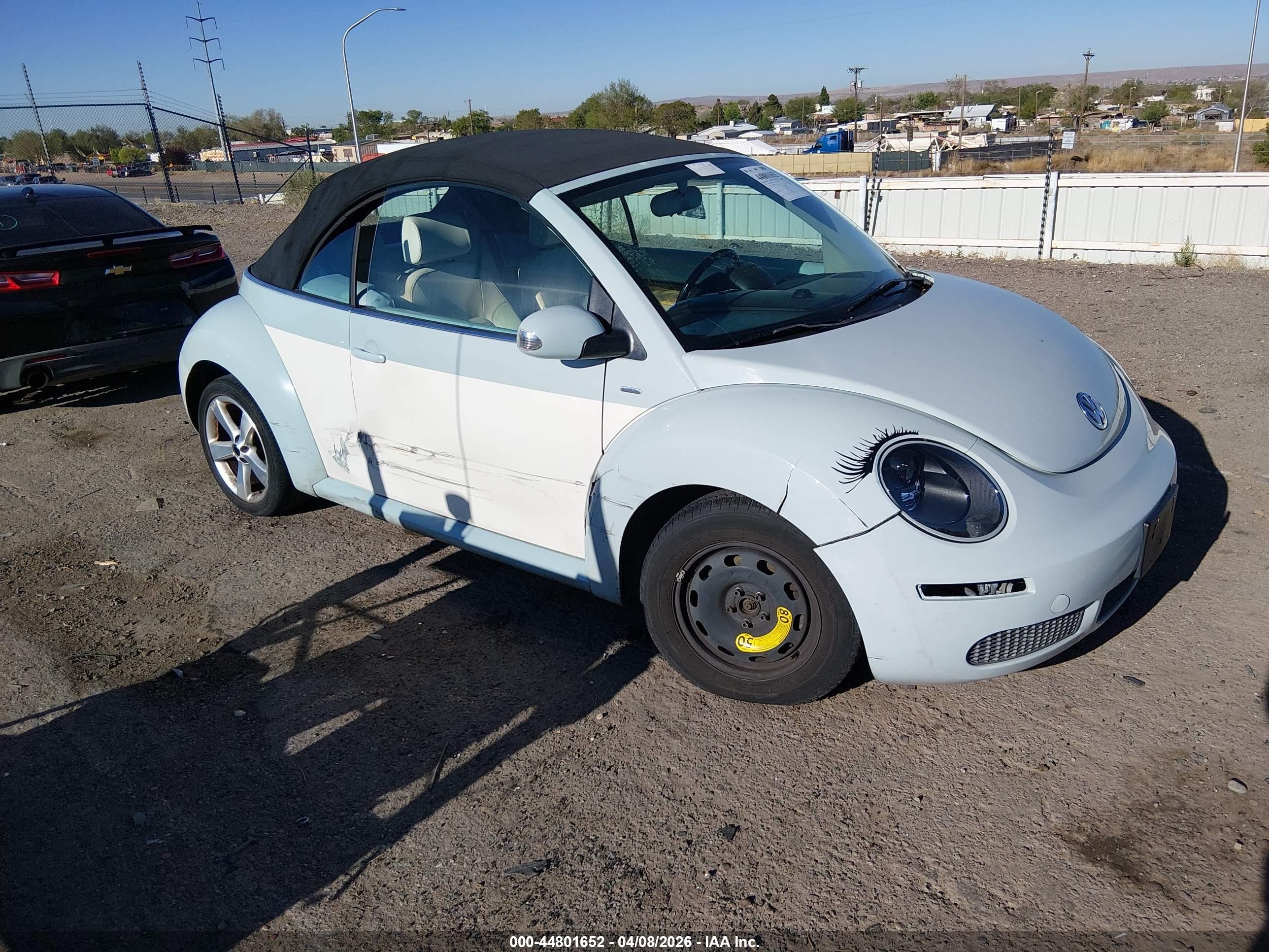 2010 Volkswagen New Beetle 2.5l Final Edition Blue vin: 3VWRG3AL4AM007431