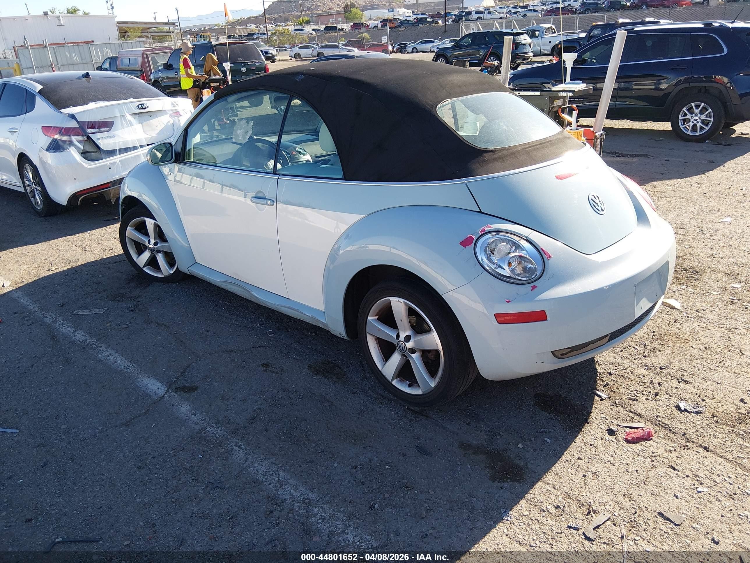 2010 Volkswagen New Beetle 2.5l Final Edition Blue vin: 3VWRG3AL4AM007431