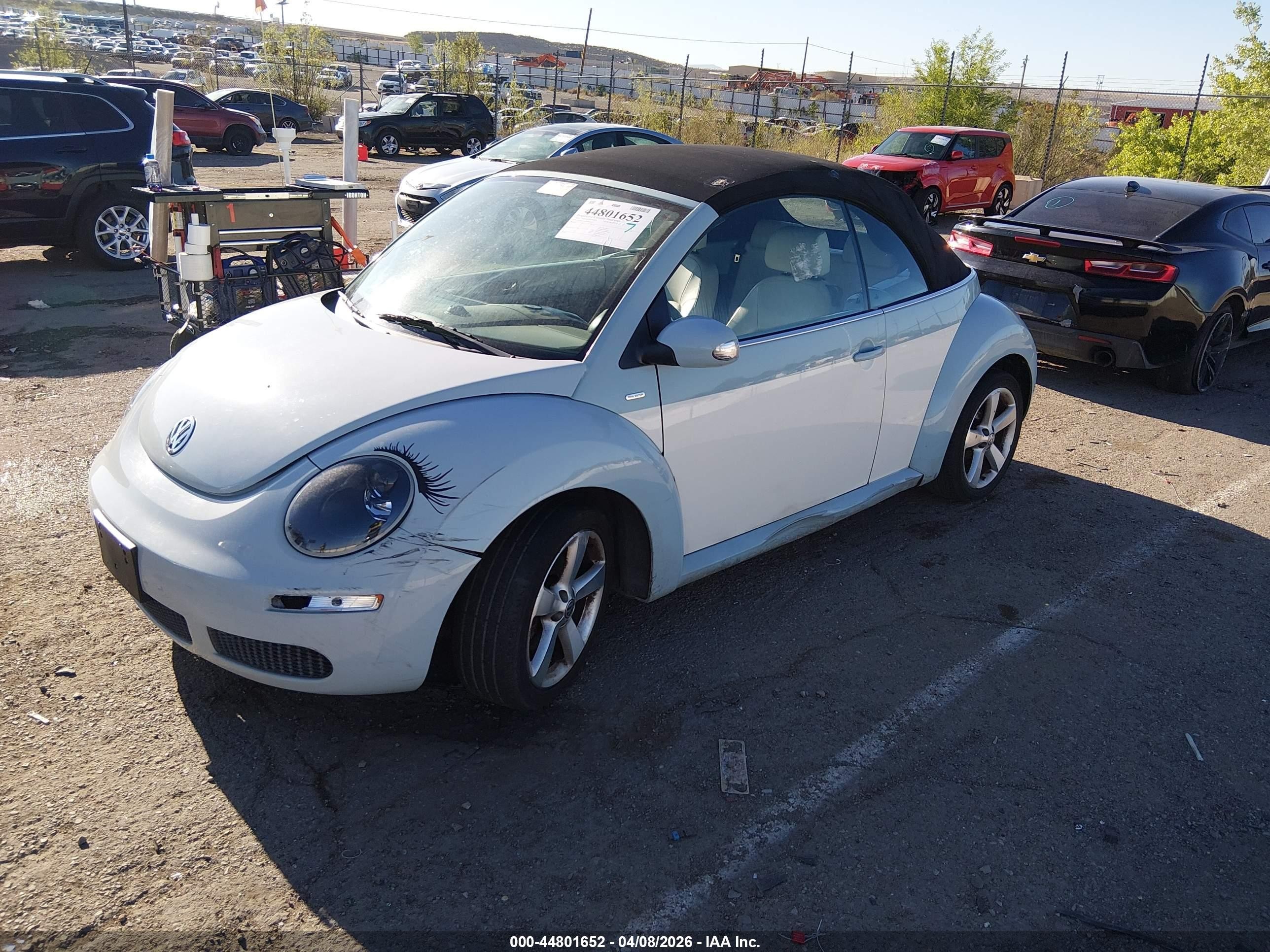 2010 Volkswagen New Beetle 2.5l Final Edition Blue vin: 3VWRG3AL4AM007431