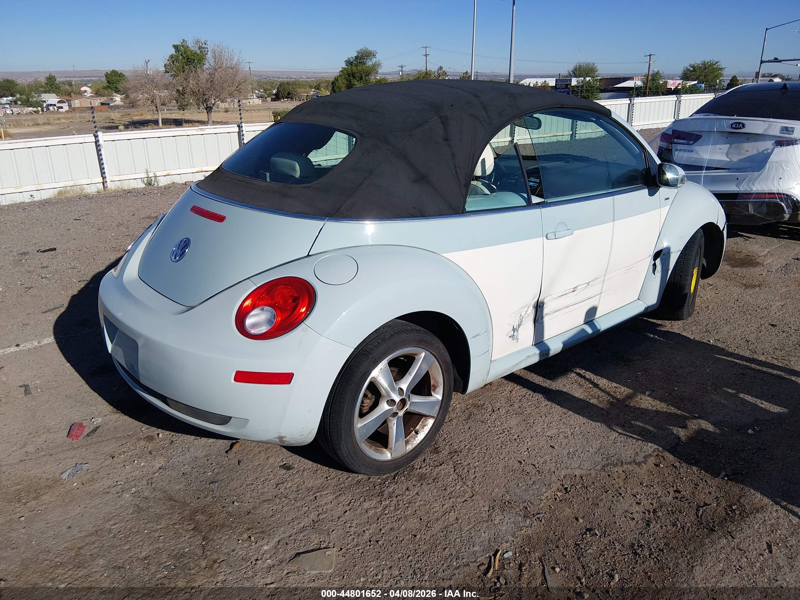 2010 Volkswagen New Beetle 2.5l Final Edition Blue vin: 3VWRG3AL4AM007431