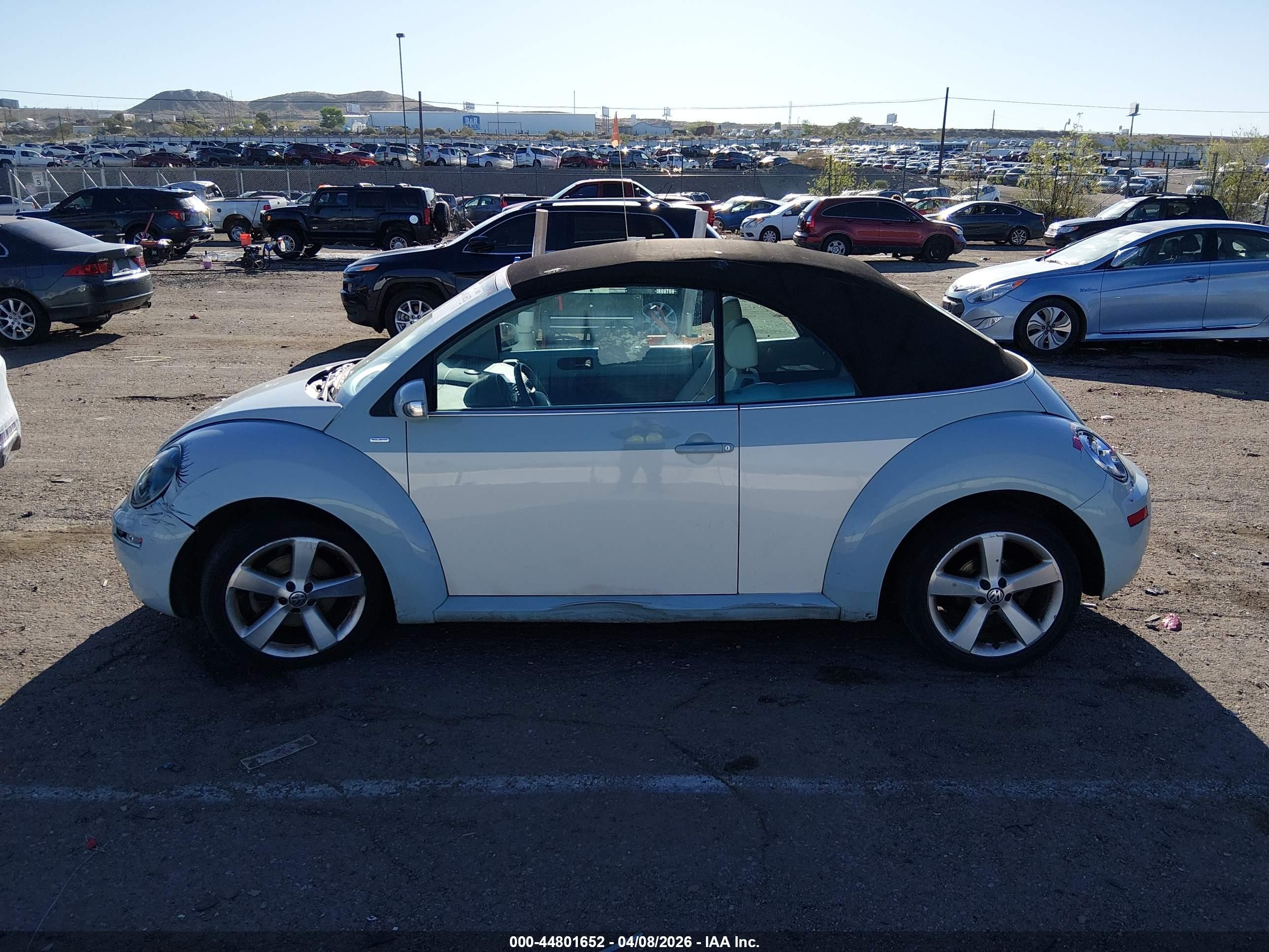 2010 Volkswagen New Beetle 2.5l Final Edition Blue vin: 3VWRG3AL4AM007431