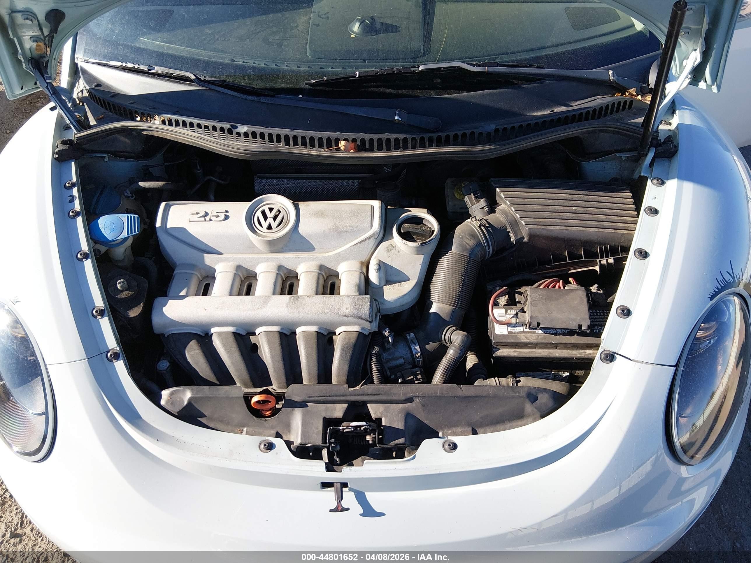 2010 Volkswagen New Beetle 2.5l Final Edition Blue vin: 3VWRG3AL4AM007431