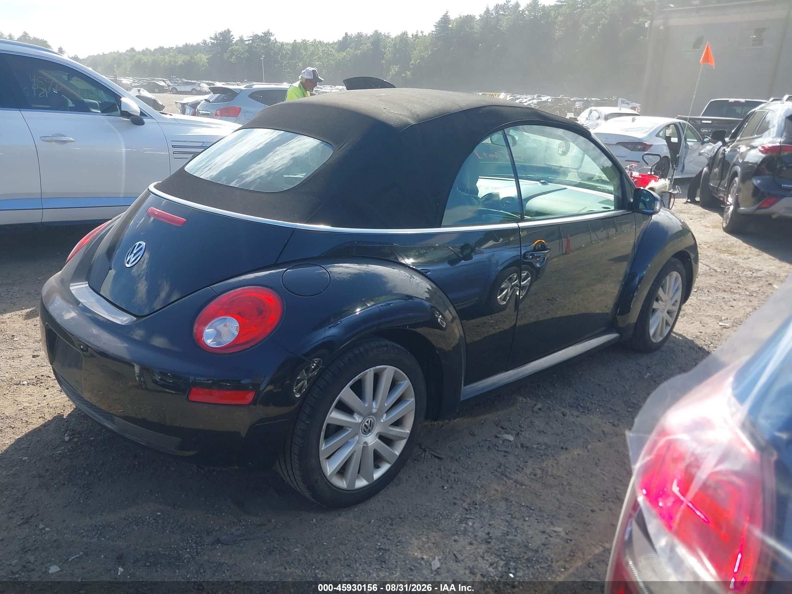 2010 Volkswagen New Beetle 2.5l/2.5l Final Edition Black vin: 3VWRG3AL5AM002187