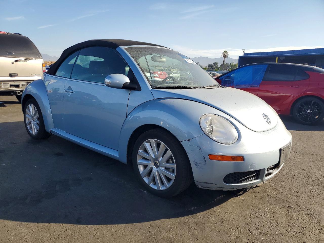 2010 Volkswagen New Beetle Blue vin: 3VWRG3AL9AM003147