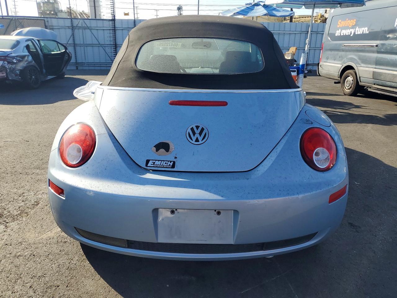 2010 Volkswagen New Beetle Blue vin: 3VWRG3AL9AM003147