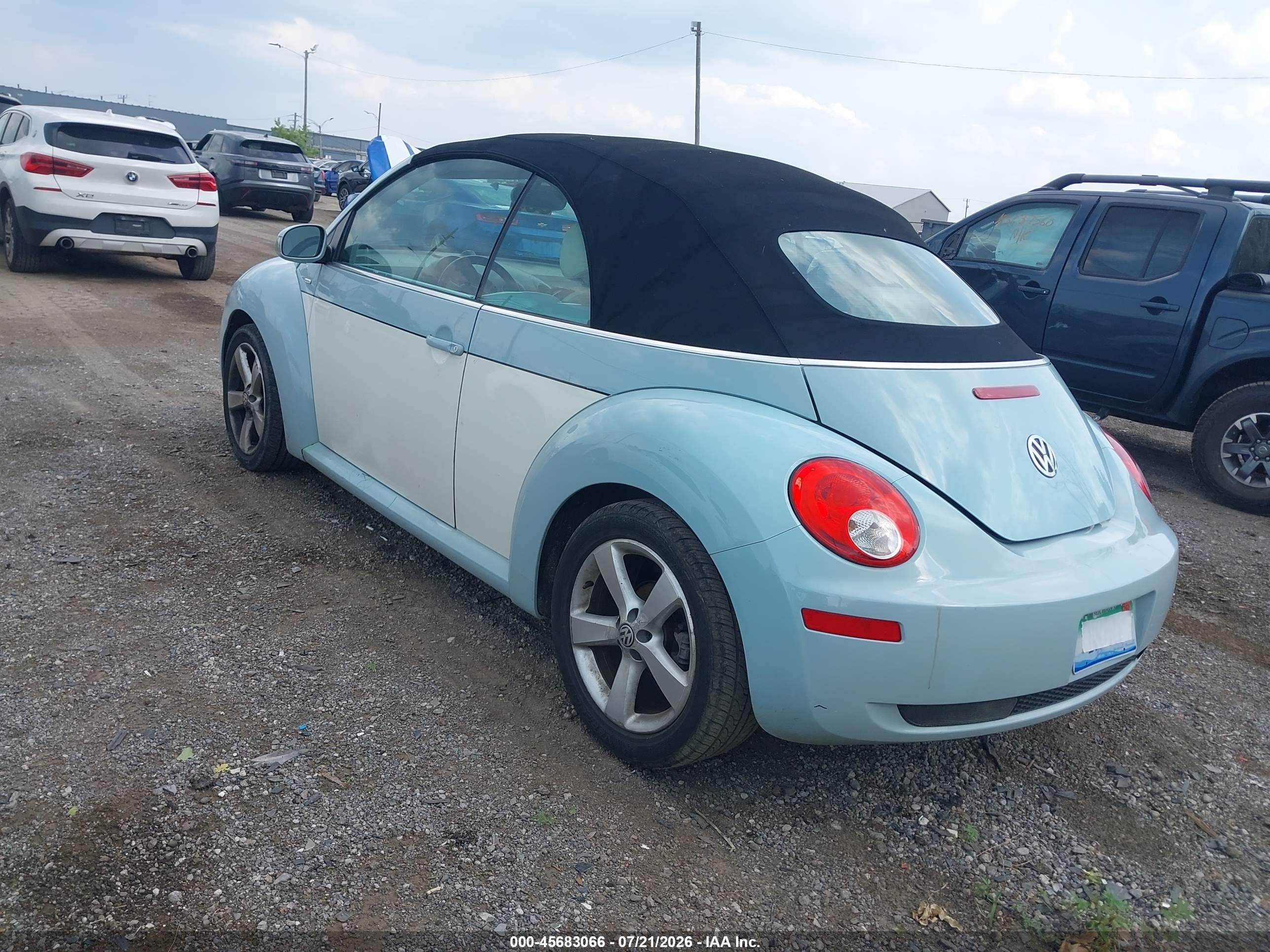 2010 Volkswagen New Beetle 2.5l Final Edition Blue vin: 3VWRG3ALXAM011063
