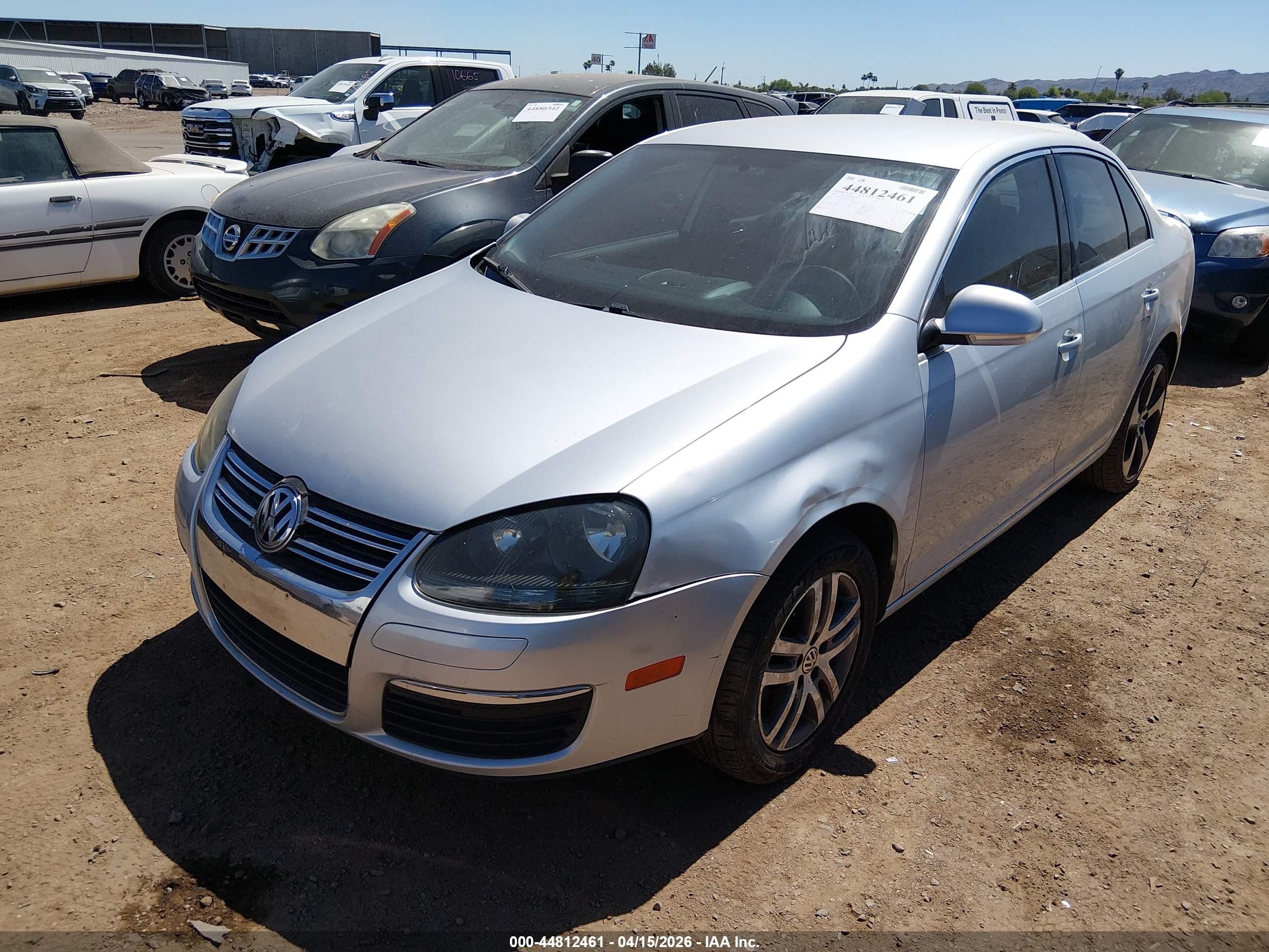 2006 Volkswagen Jetta 2.5 Silver vin: 3VWRG71K86M841241