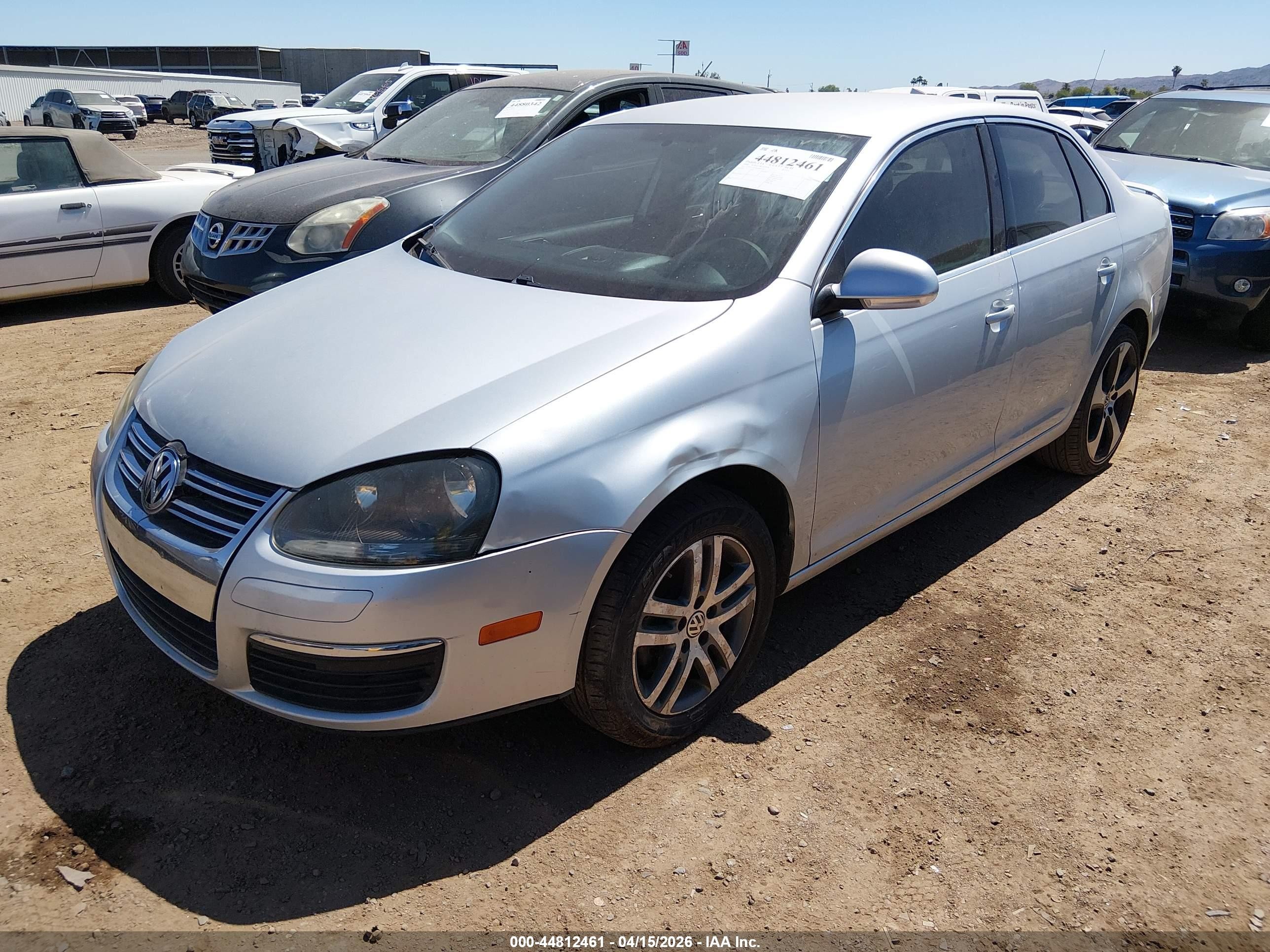 2006 Volkswagen Jetta 2.5 Silver vin: 3VWRG71K86M841241