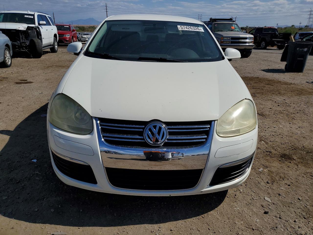 2006 Volkswagen Jetta 2.5 Белый vin: 3VWRG71K96M766890