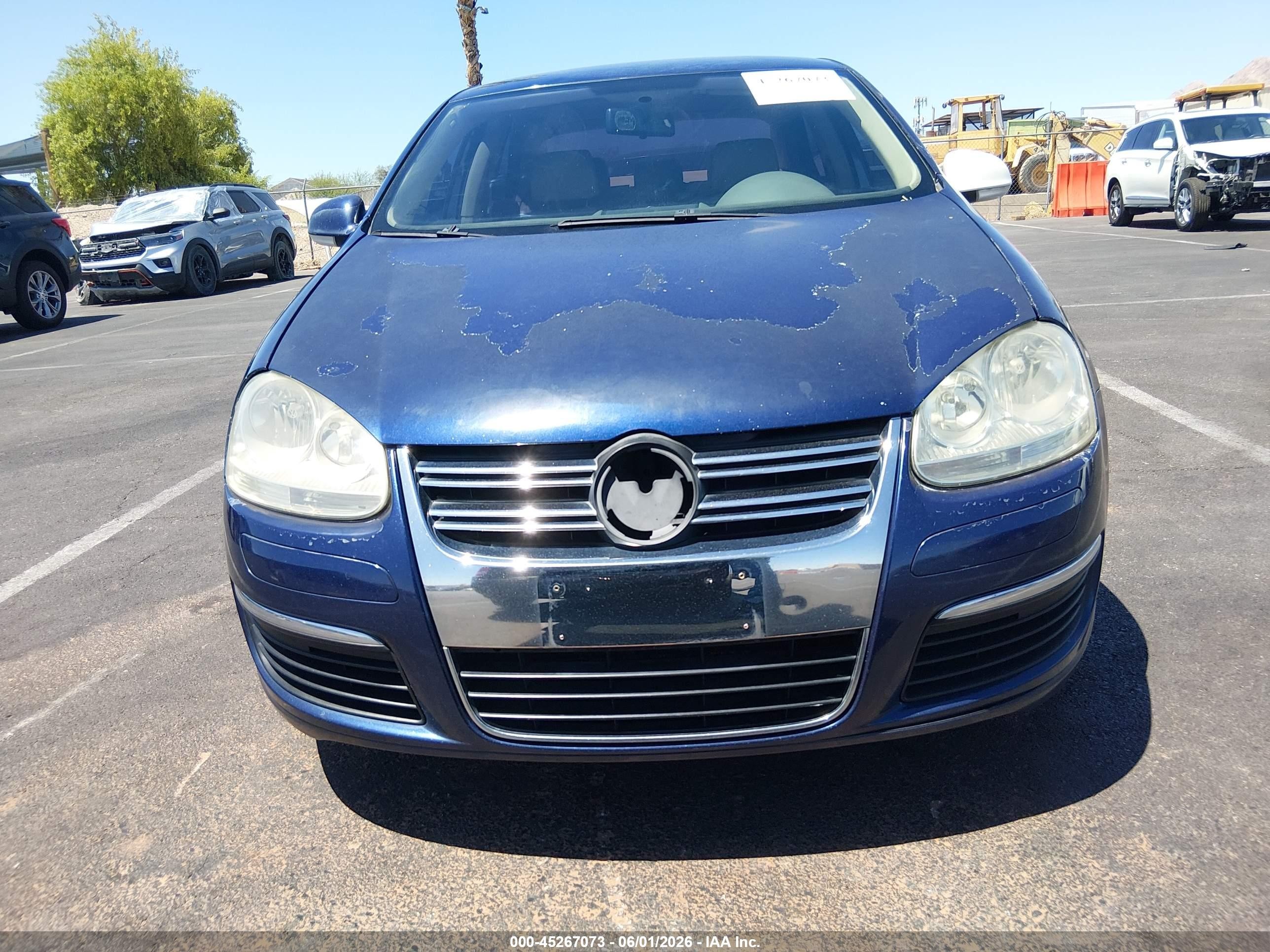 2006 Volkswagen Jetta 2.5 Blue vin: 3VWRG71KX6M707363