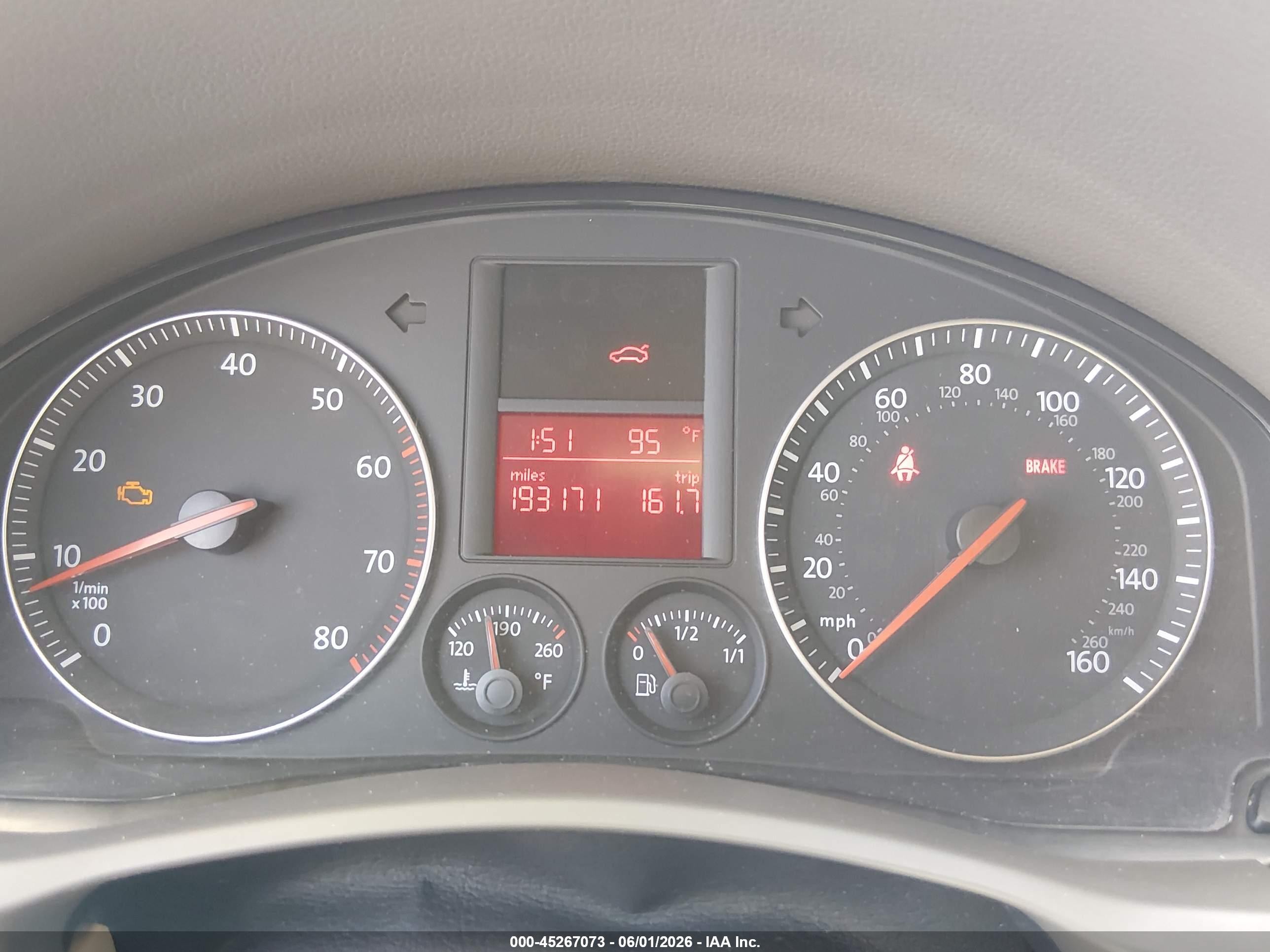 2006 Volkswagen Jetta 2.5 Blue vin: 3VWRG71KX6M707363