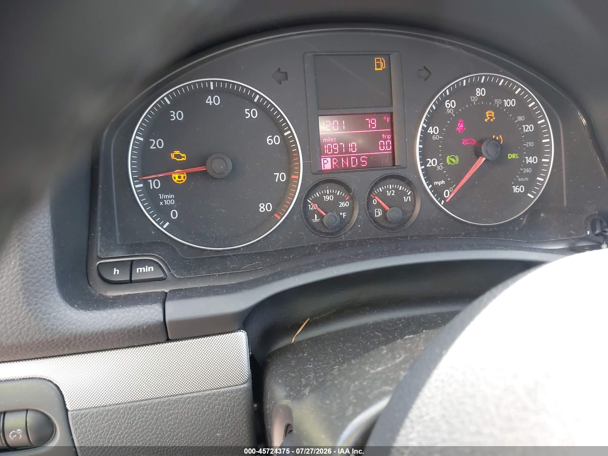 2008 Volkswagen Jetta Wolfsburg Edition Черный vin: 3VWRJ71K48M126204