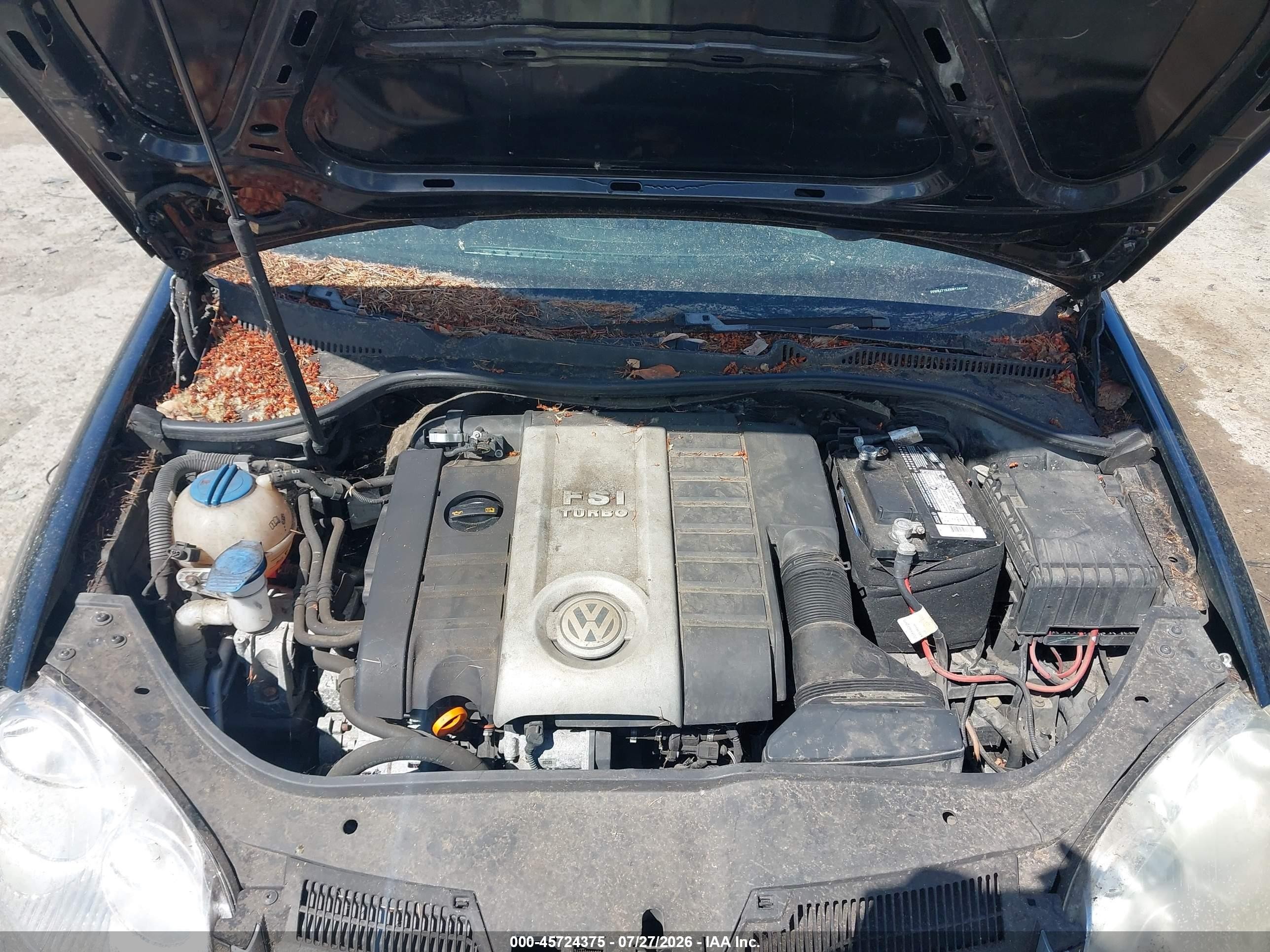 2008 Volkswagen Jetta Wolfsburg Edition Черный vin: 3VWRJ71K48M126204
