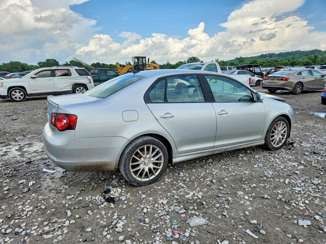 2008 Volkswagen Jetta Wolfsburg Silver vin: 3VWRJ71K58M180949