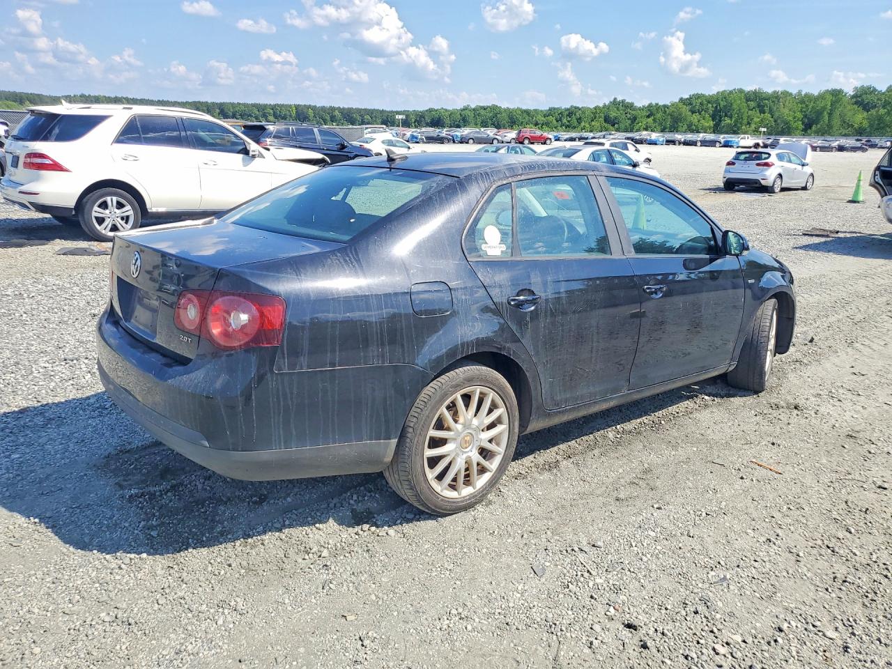 2008 Volkswagen Jetta Wolfsburg Черный vin: 3VWRJ71K88M194330
