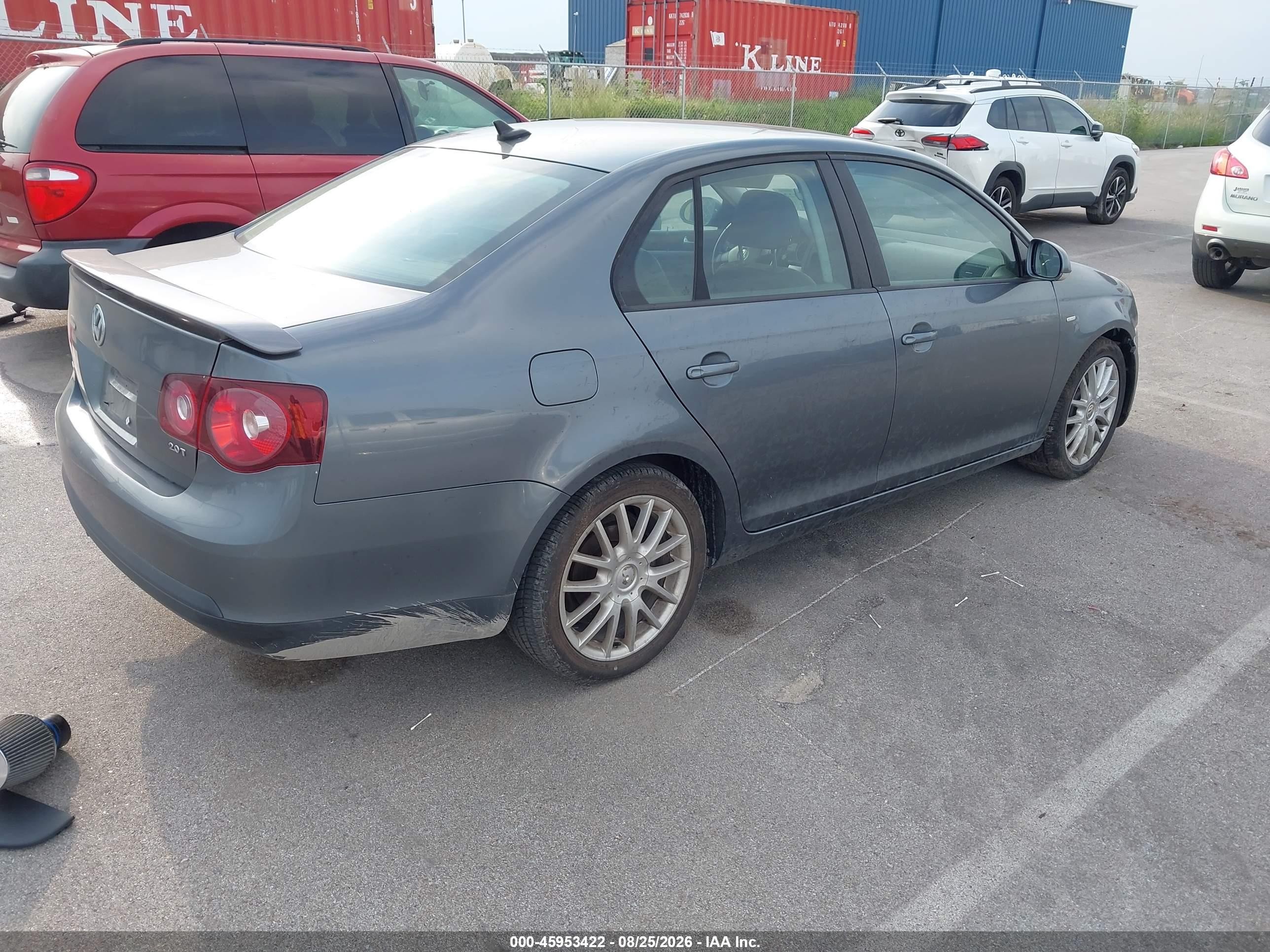 2008 Volkswagen Jetta Wolfsburg Edition Gray vin: 3VWRJ71KX8M182373