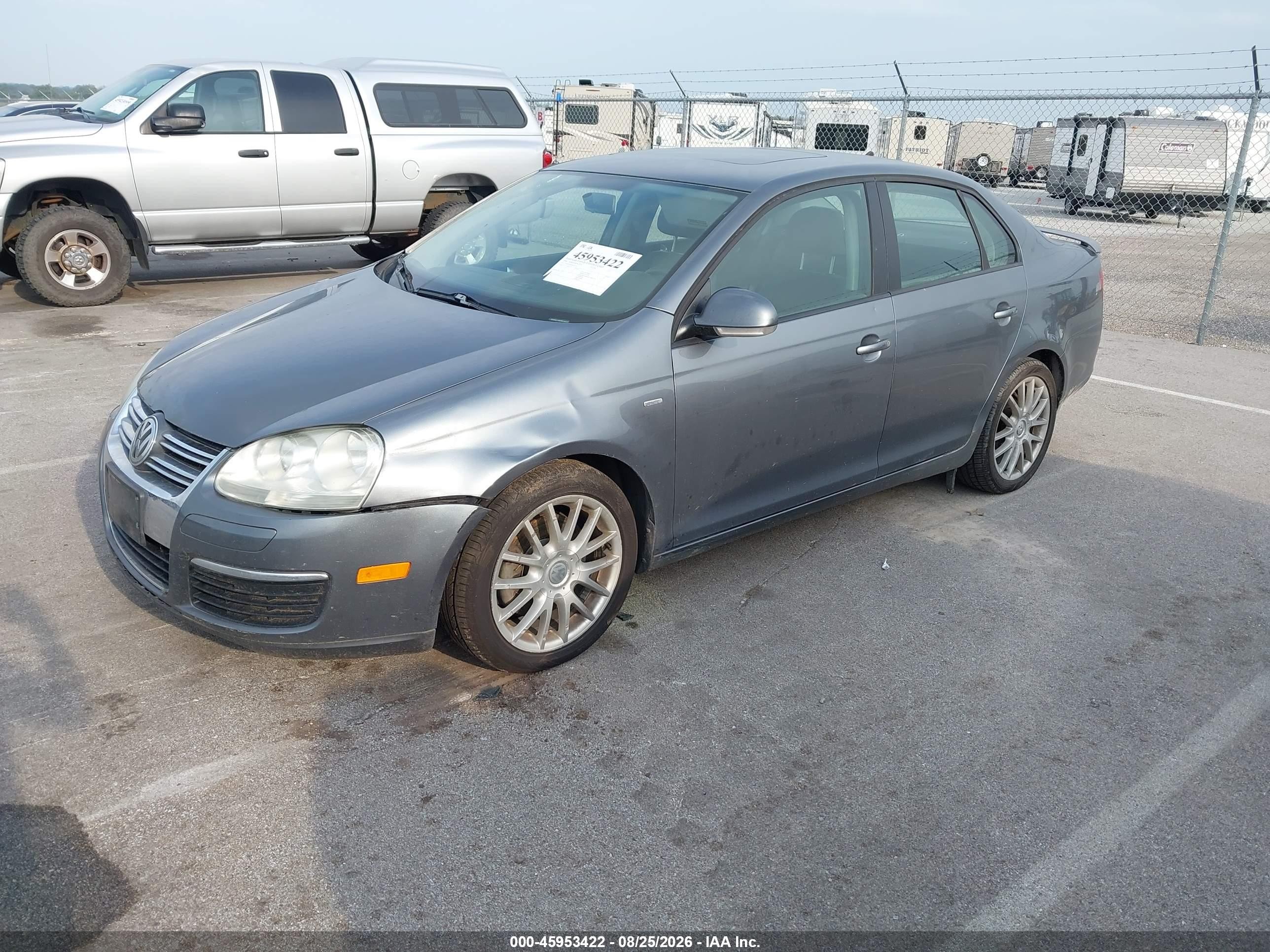 2008 Volkswagen Jetta Wolfsburg Edition Gray vin: 3VWRJ71KX8M182373