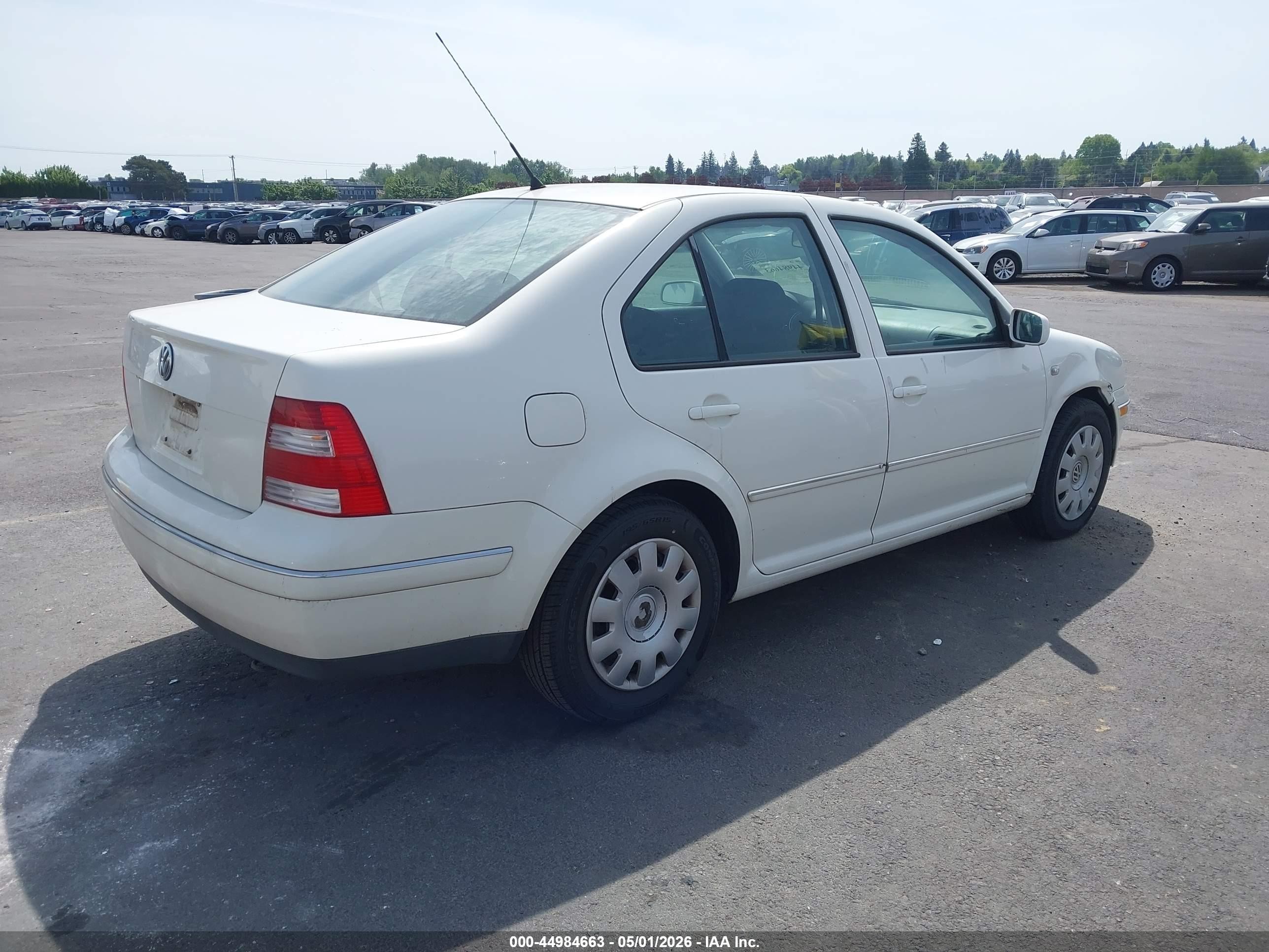 2004 Volkswagen Jetta Gl White vin: 3VWRK69M14M035205