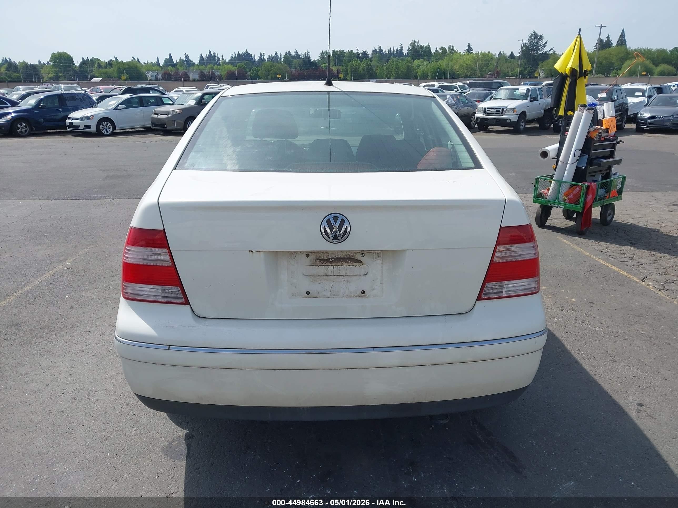 2004 Volkswagen Jetta Gl White vin: 3VWRK69M14M035205