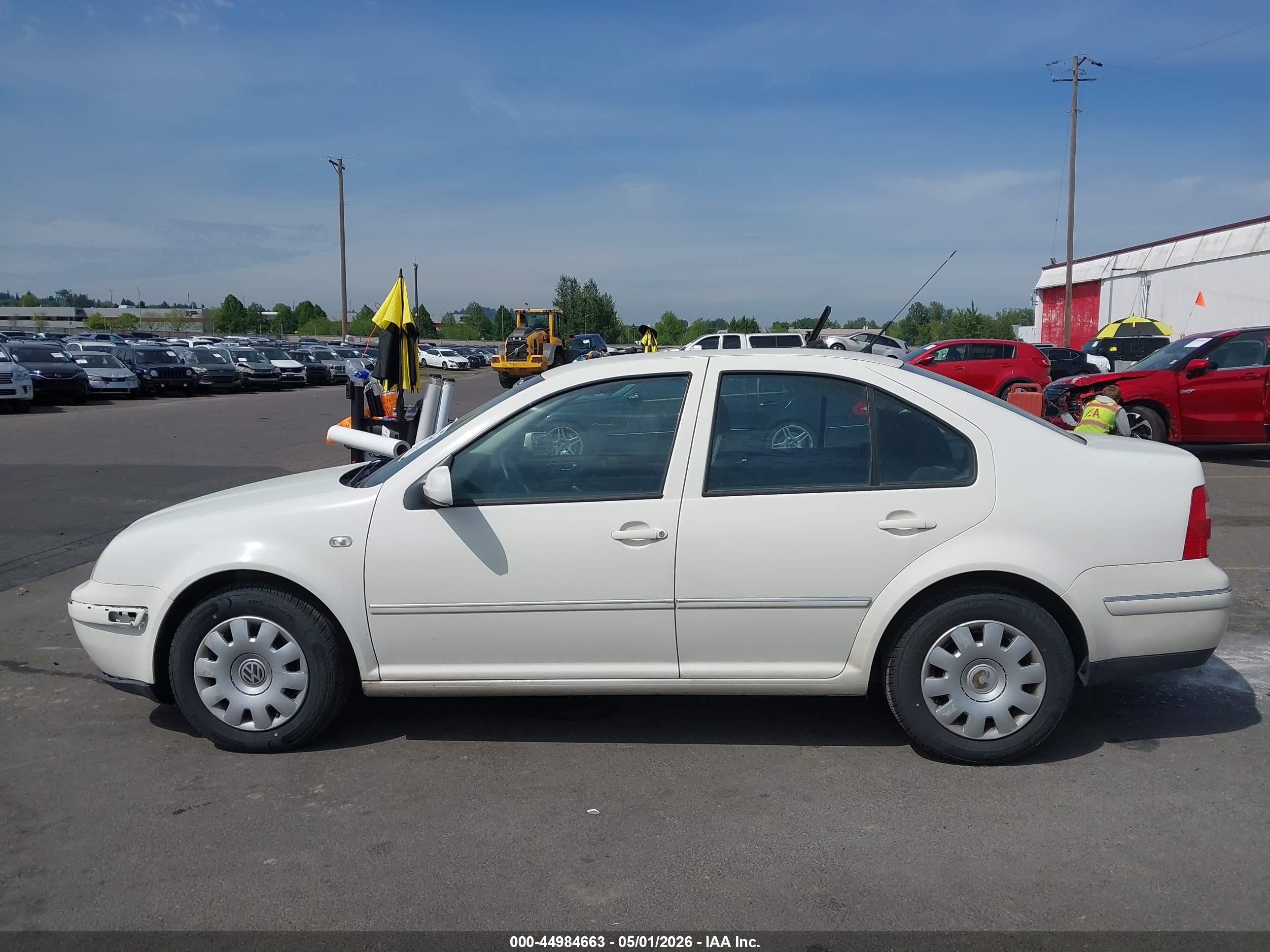 2004 Volkswagen Jetta Gl White vin: 3VWRK69M14M035205