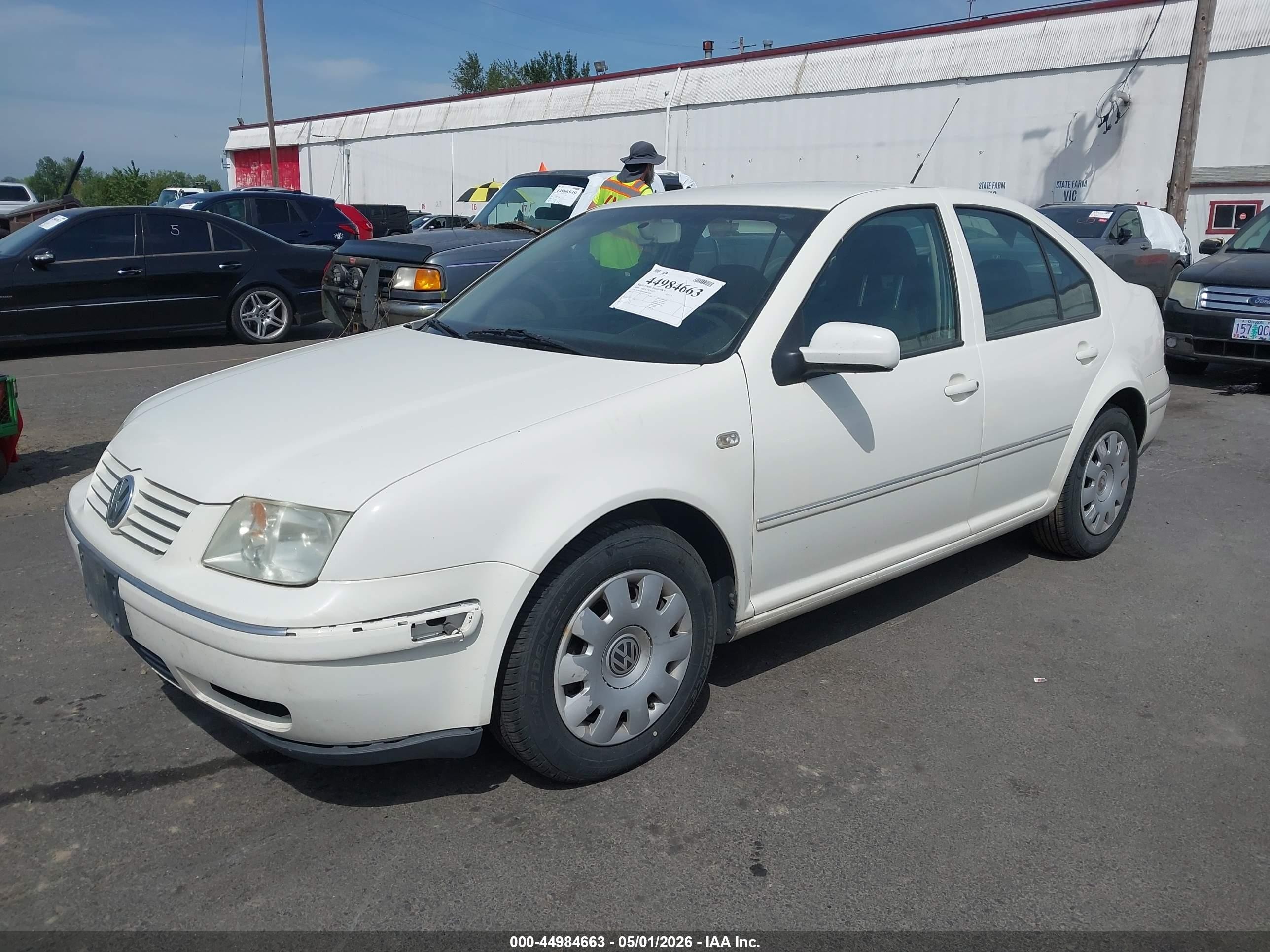 2004 Volkswagen Jetta Gl White vin: 3VWRK69M14M035205