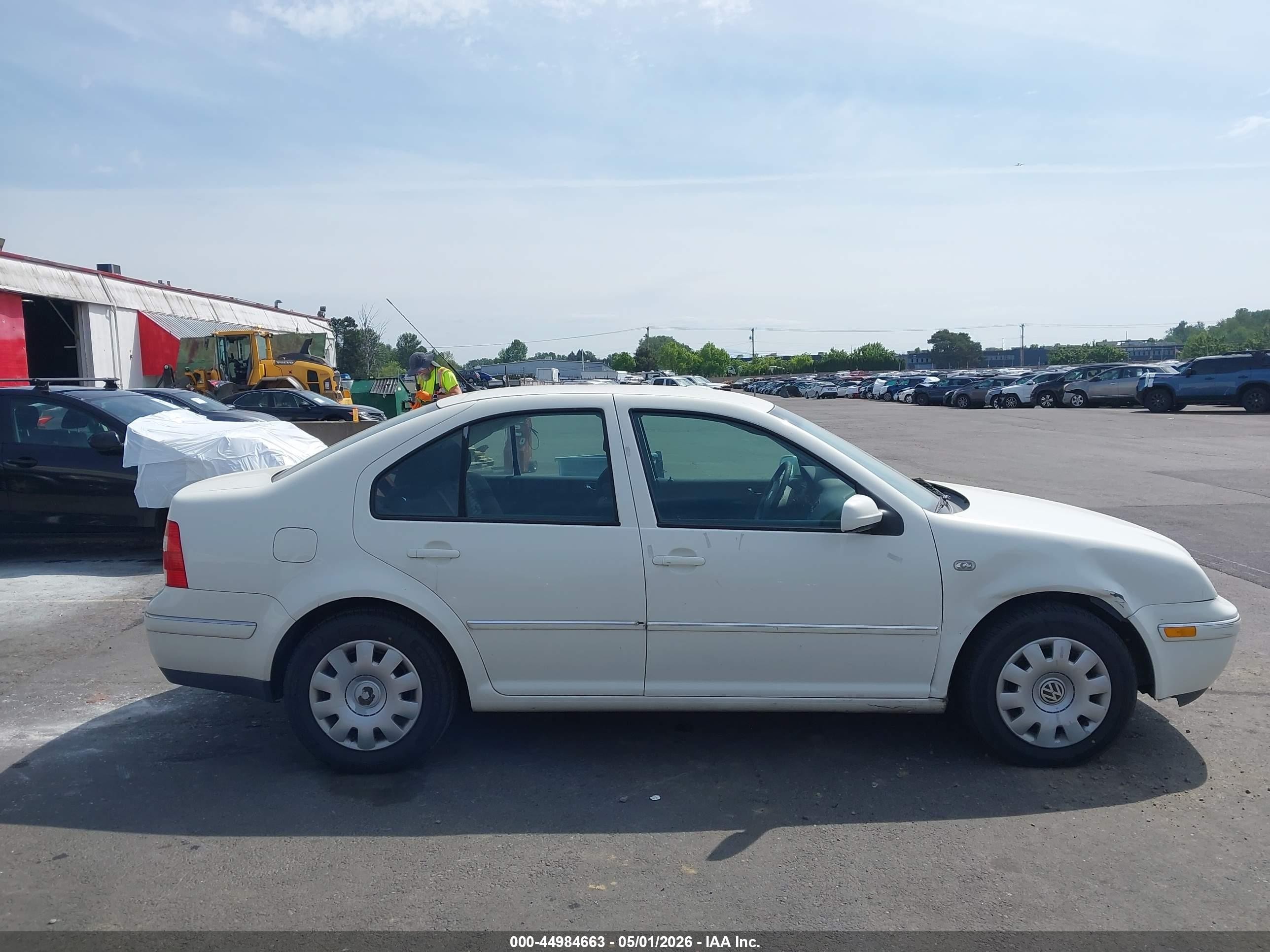 2004 Volkswagen Jetta Gl White vin: 3VWRK69M14M035205